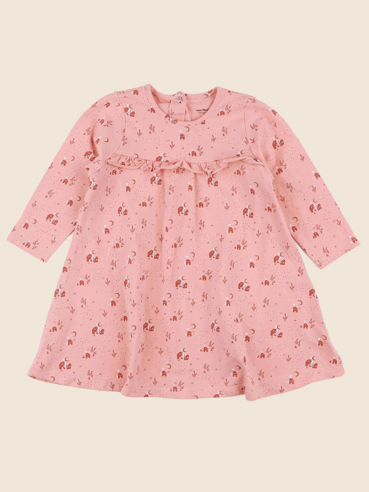 Vertbaudet - robe rose - 18 mois