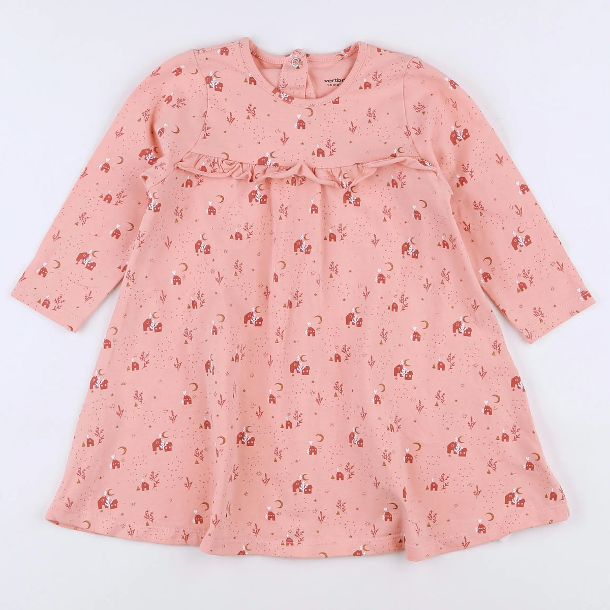 Vertbaudet - robe rose - 18 mois