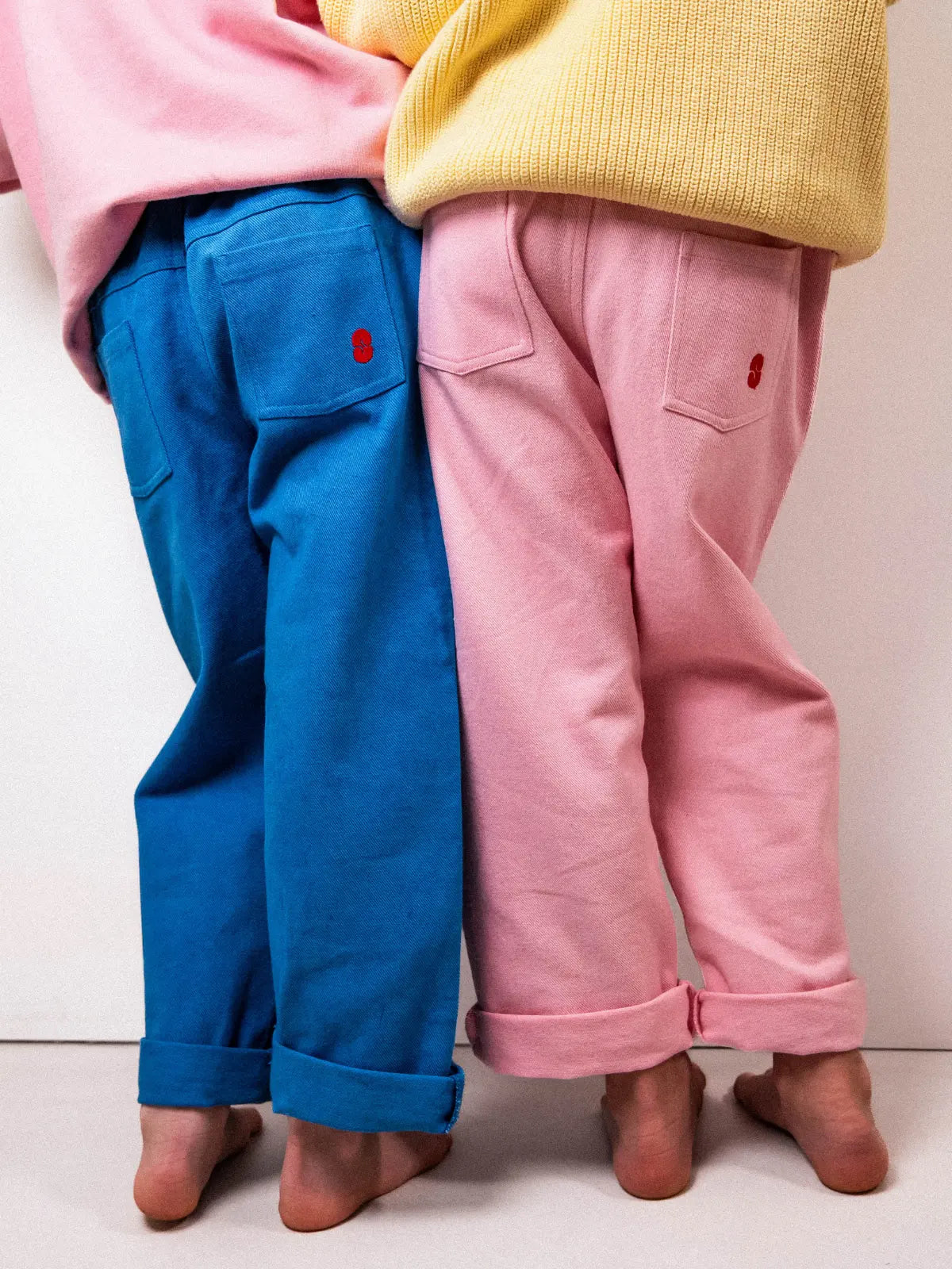 Le Pantalon en toile Bleu mécano