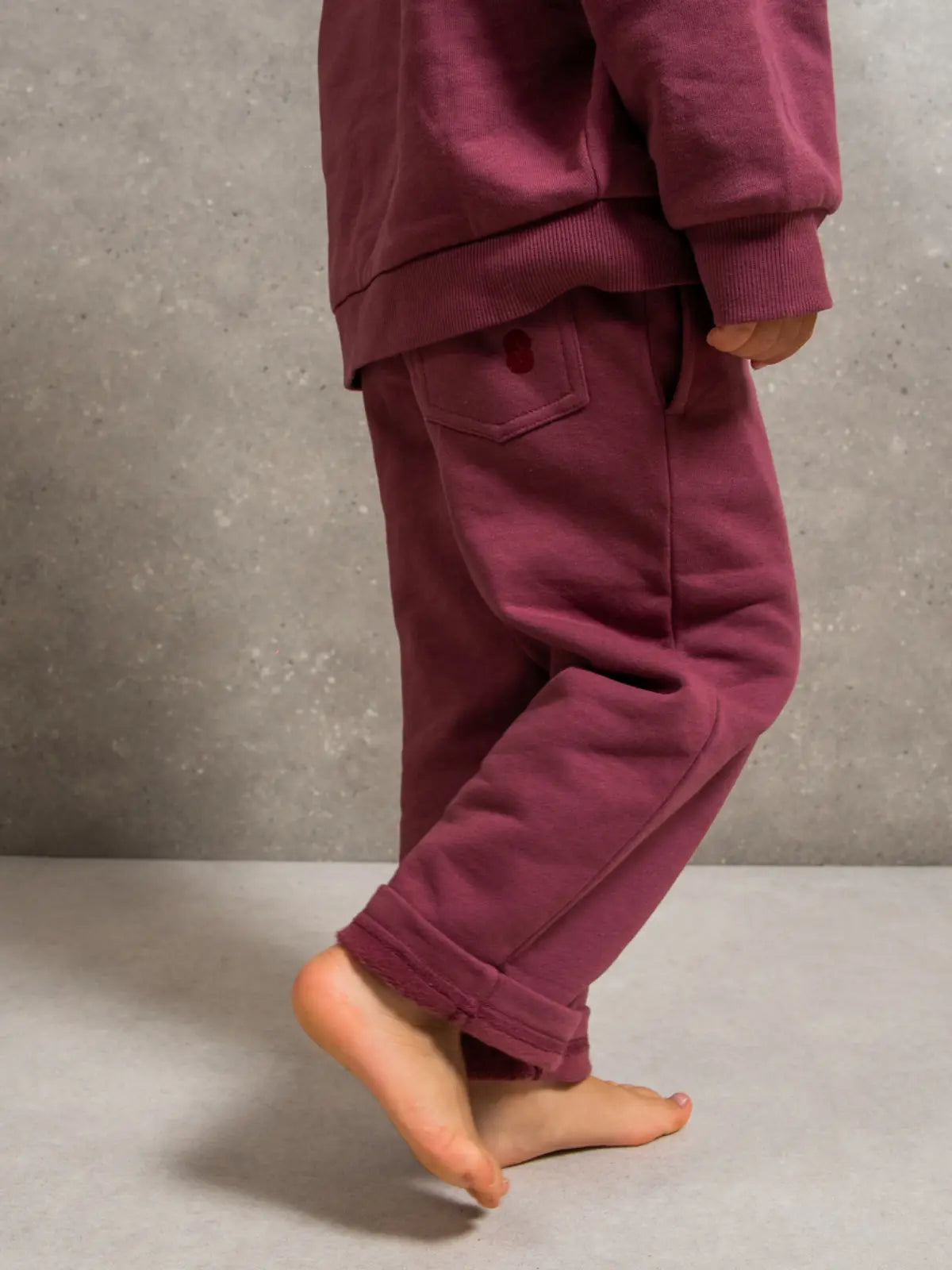 Le pantalon molleton Grenat