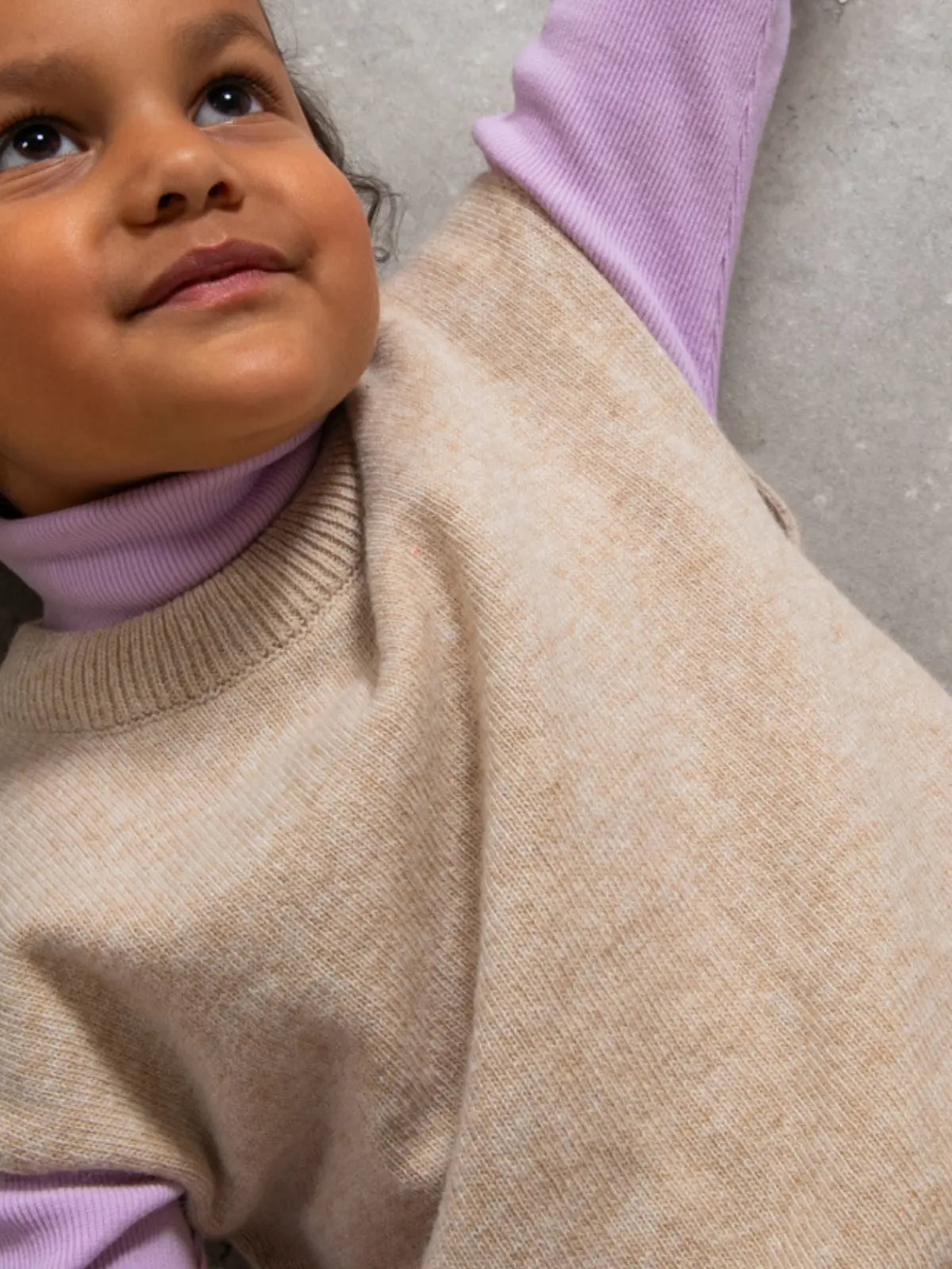  Le pull sans manches 100% laine Beige nougat