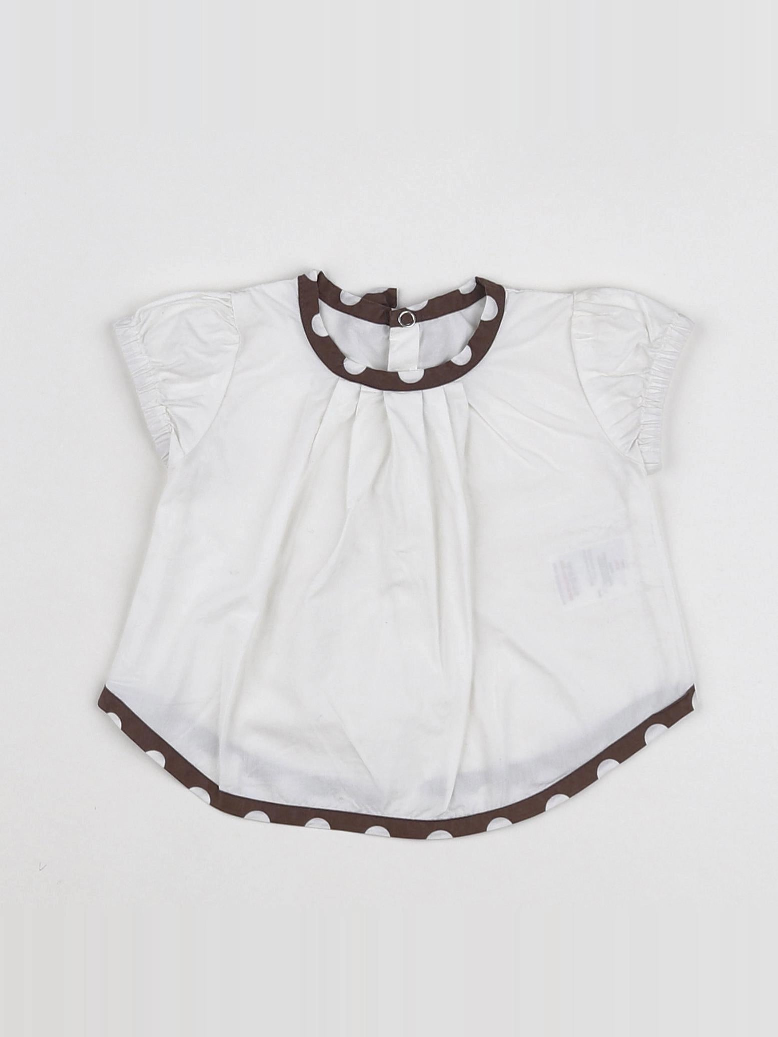 Jacadi - blouse blanc - 3 mois