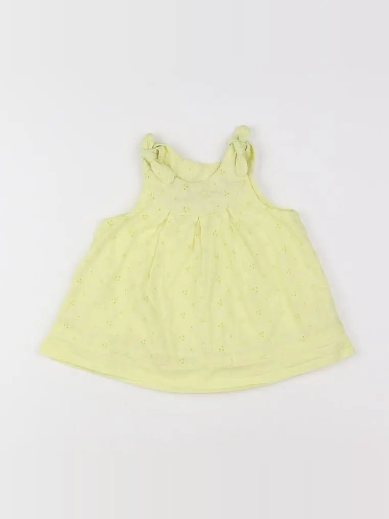 Tape à l'oeil - robe jaune - 6 mois