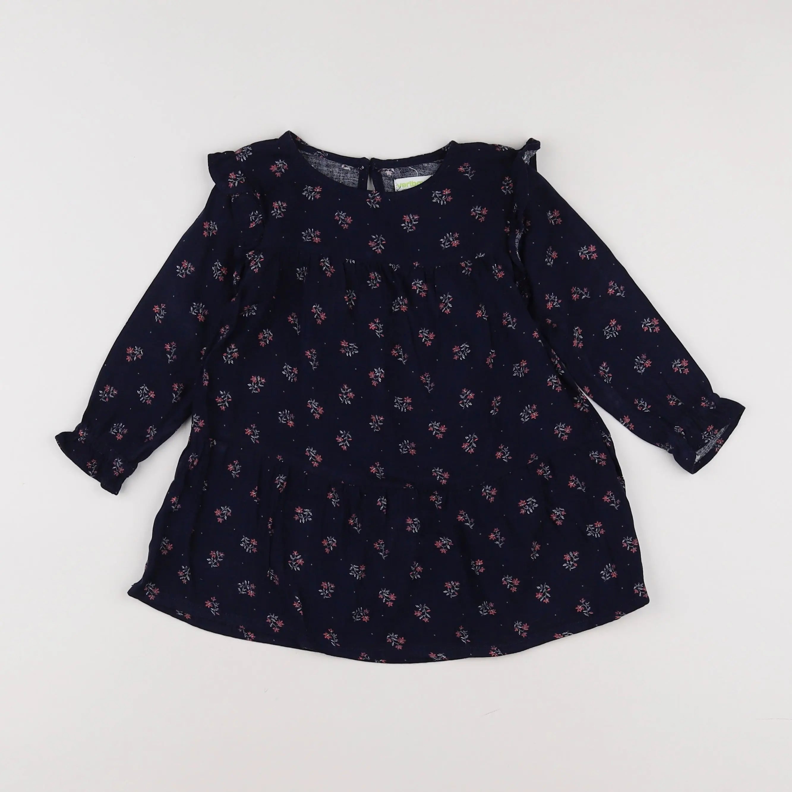 Vertbaudet - robe bleu - 2 ans