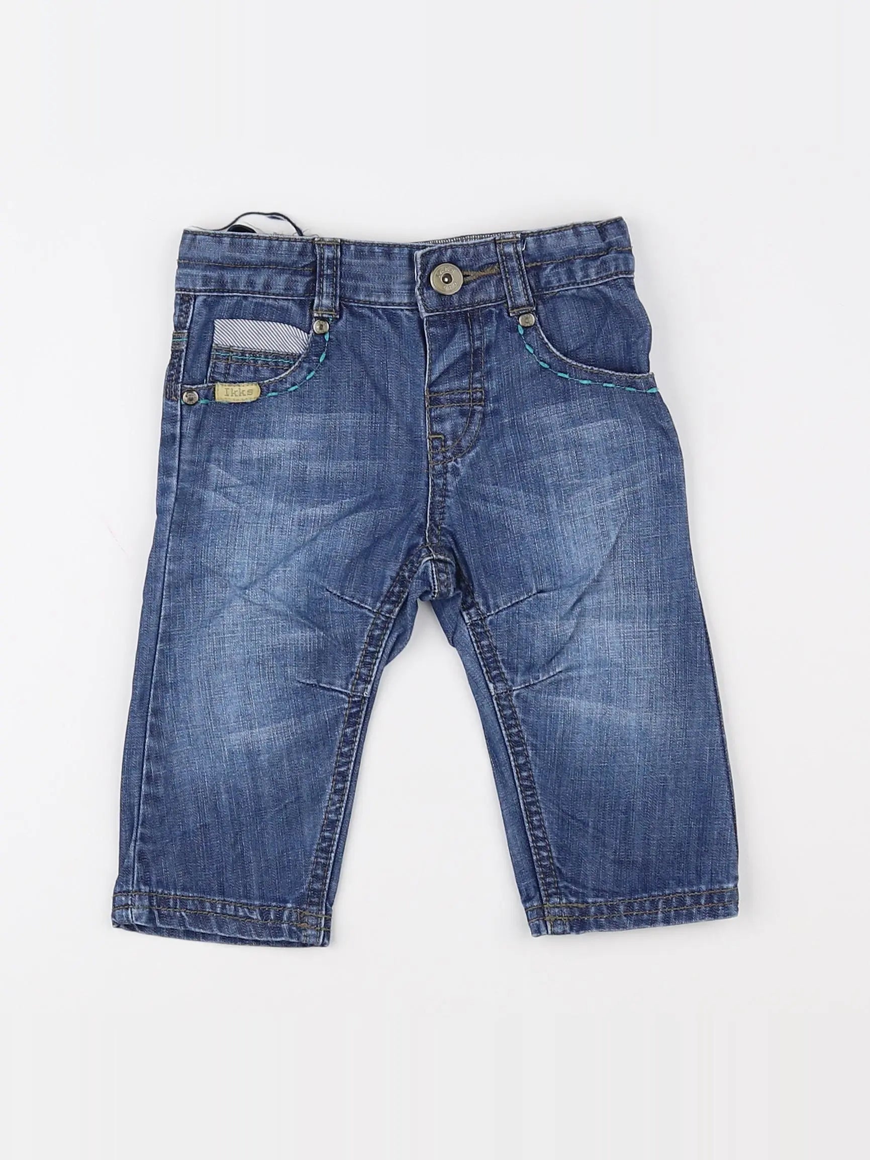 IKKS - jean bleu - 3 mois