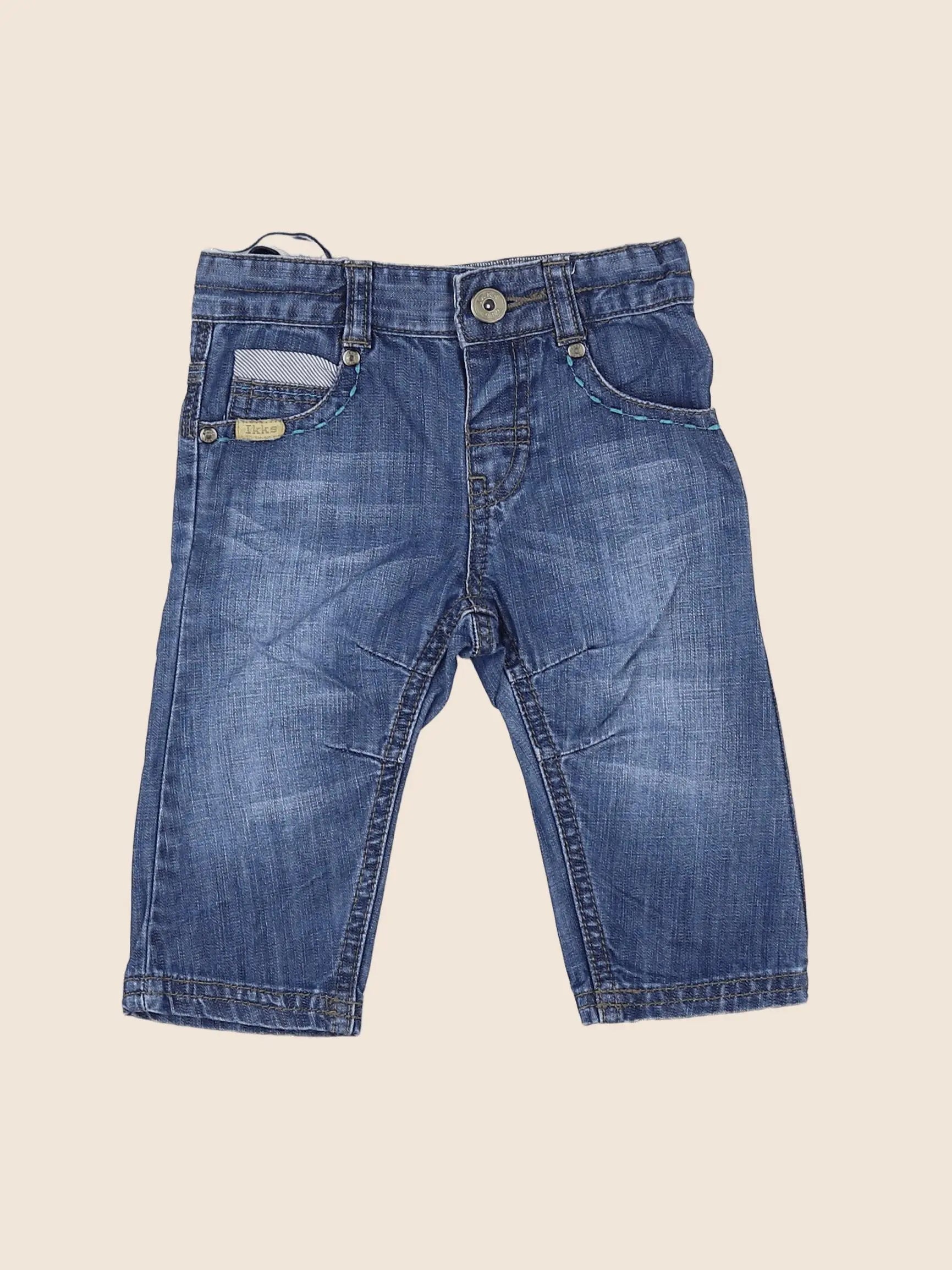 IKKS - jean bleu - 3 mois