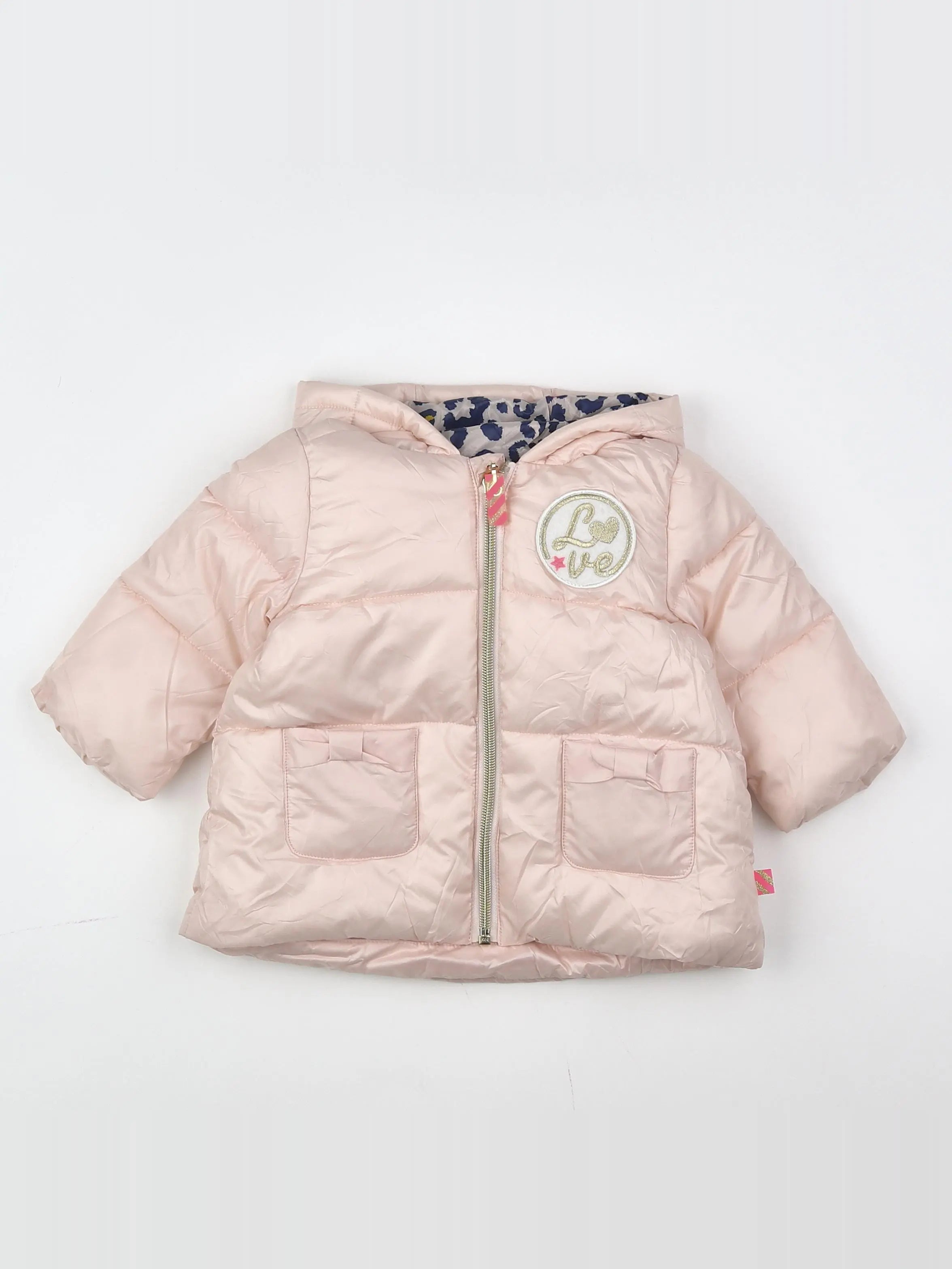 Billie Blush - doudoune rose - 6 mois