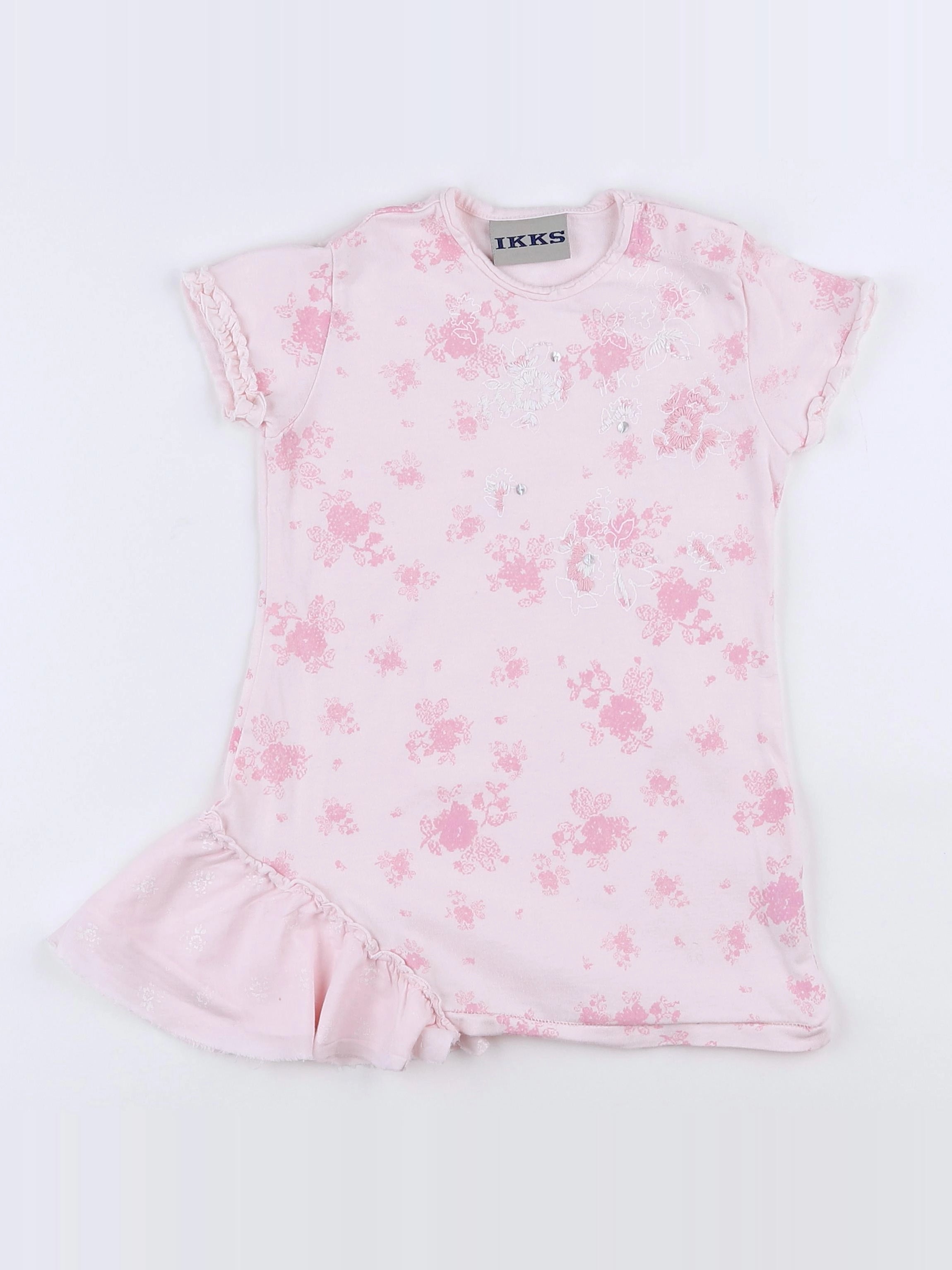 IKKS - robe rose - 2 ans