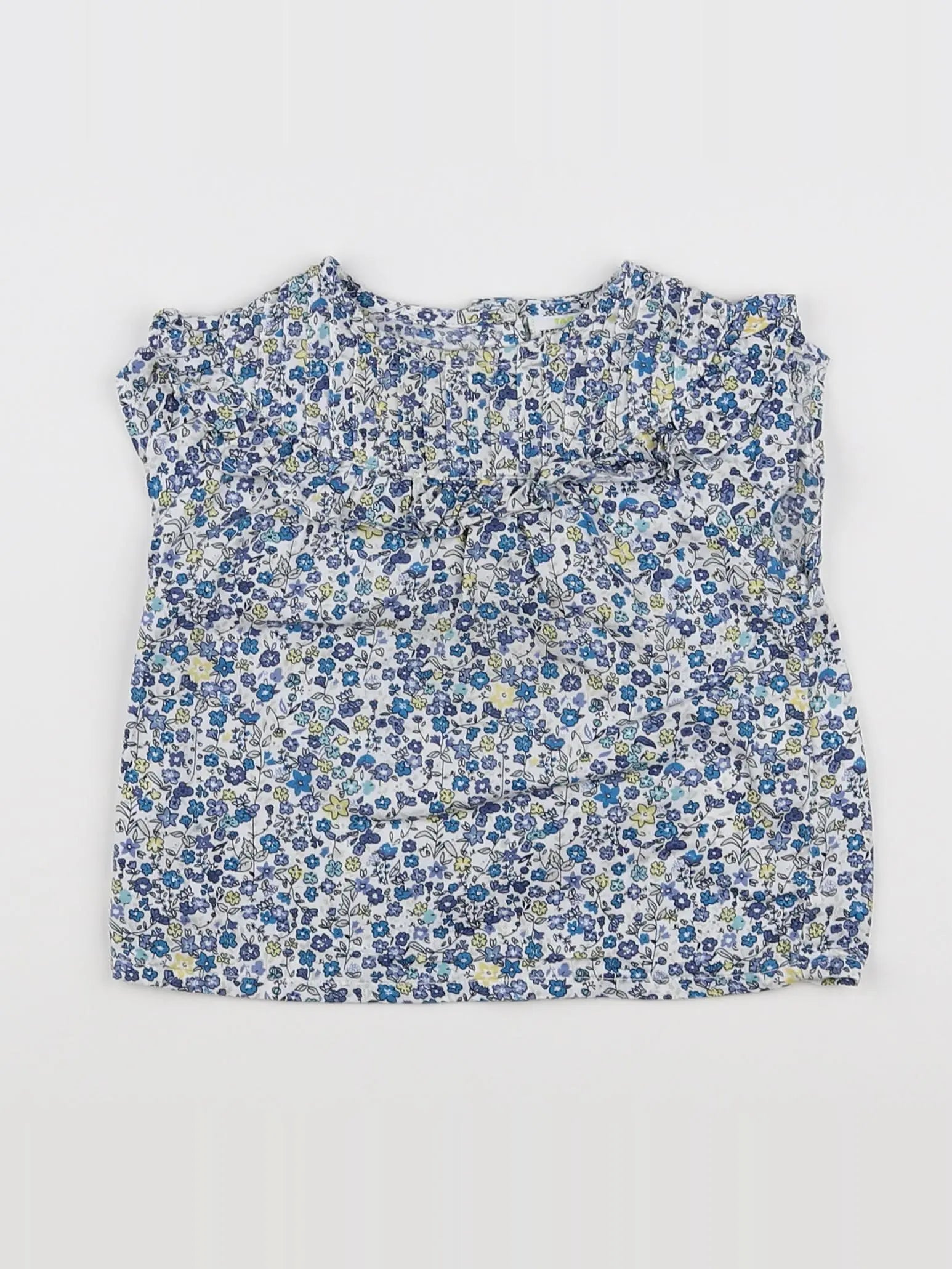 Tape à l'oeil - blouse bleu - 12 mois