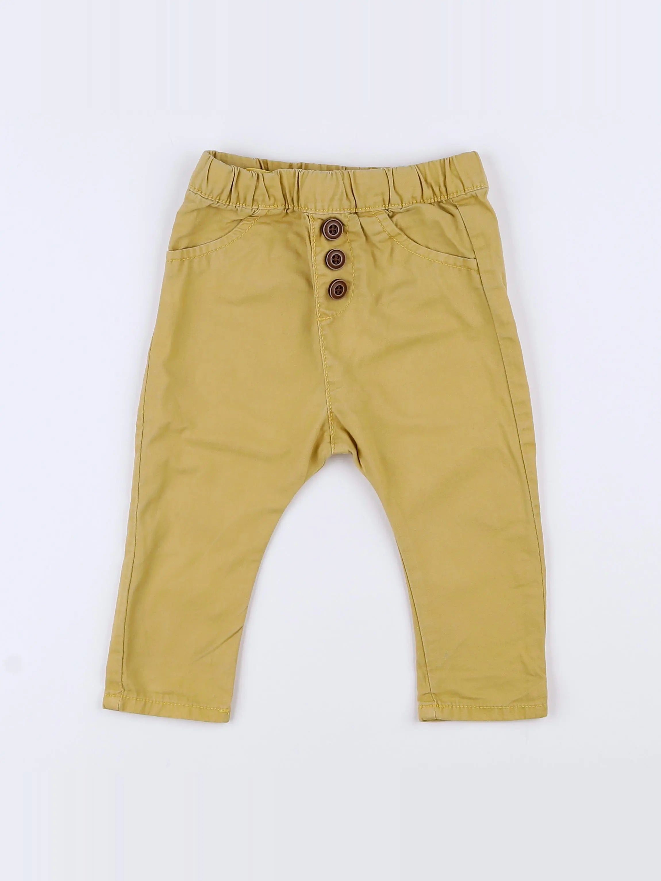 Tape à l'oeil - pantalon jaune - 9 mois