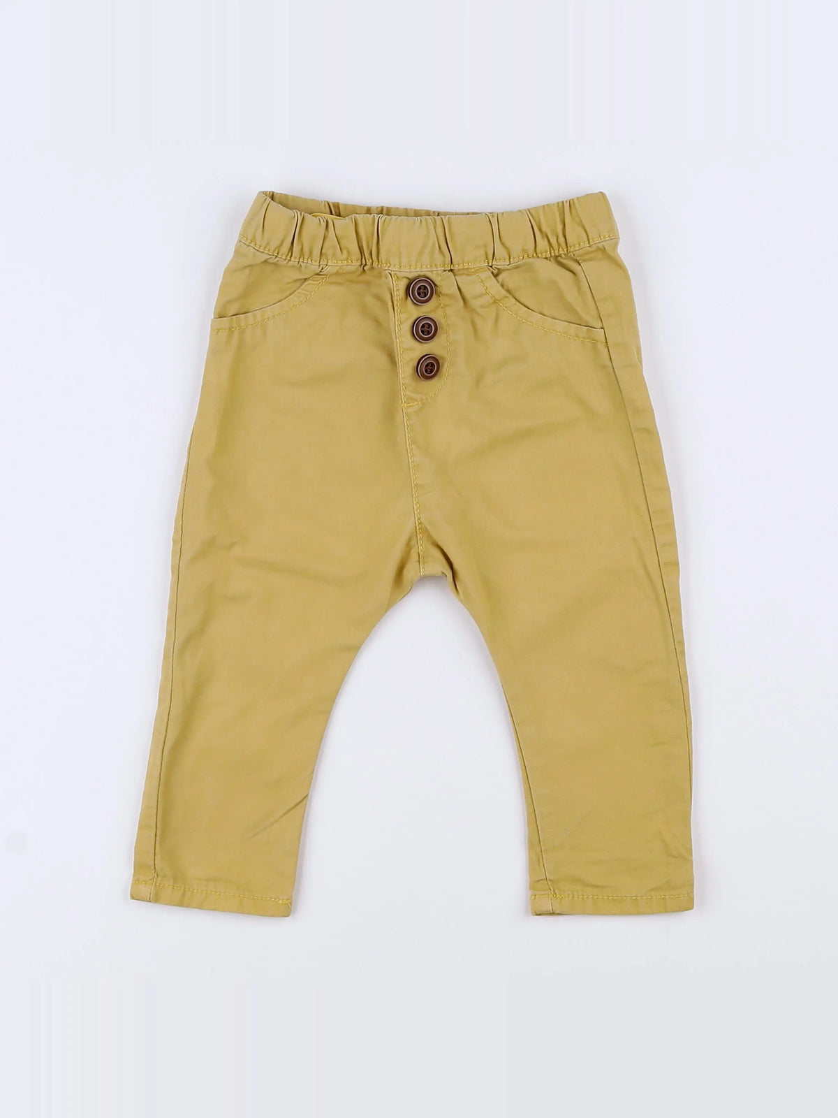 Tape à l'oeil - pantalon jaune - 9 mois