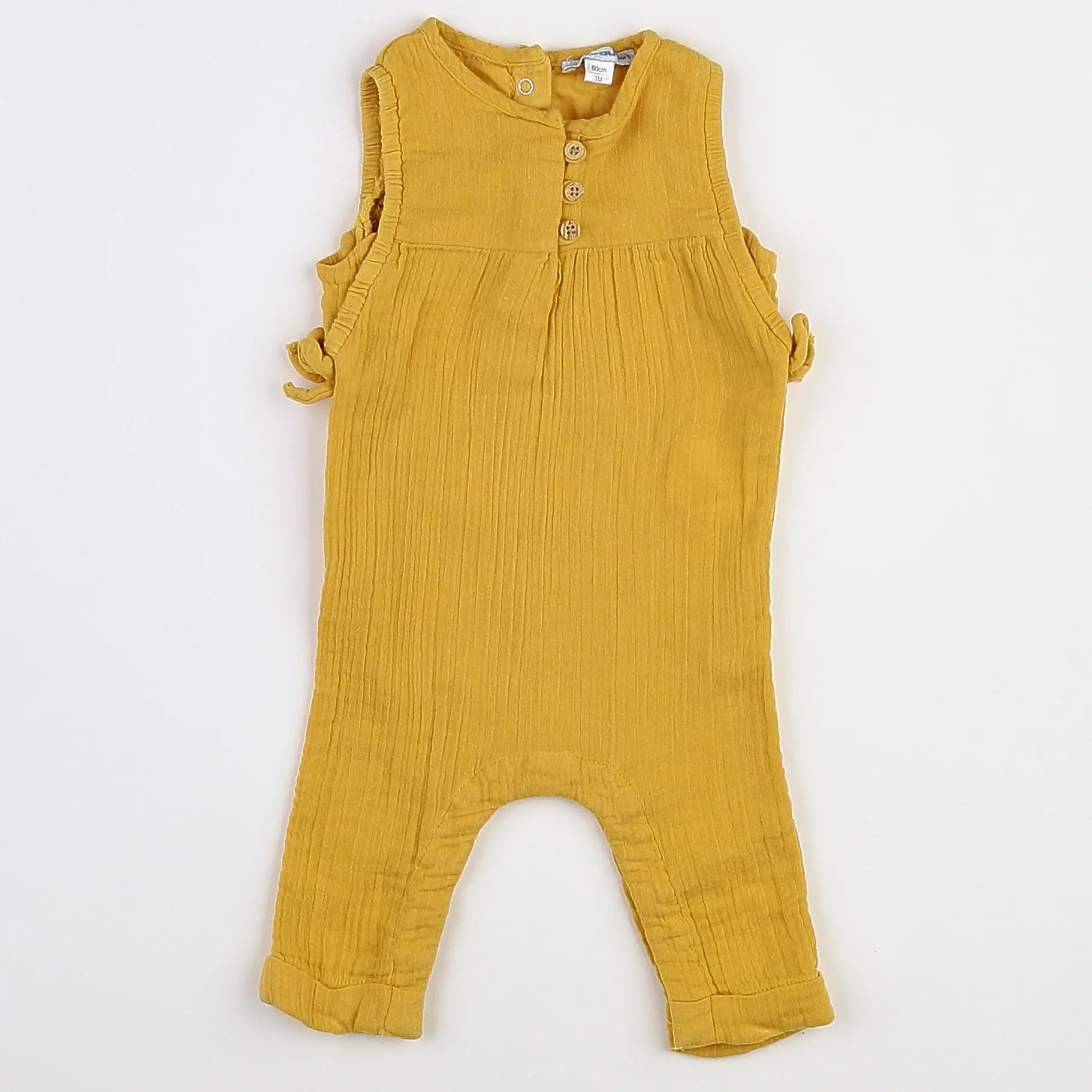 Vertbaudet - combinaison jaune - 3 mois