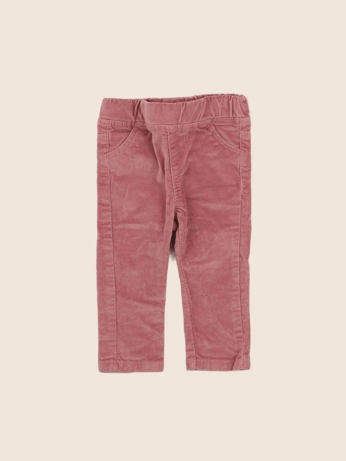 Vertbaudet - pantalon rose - 6 mois