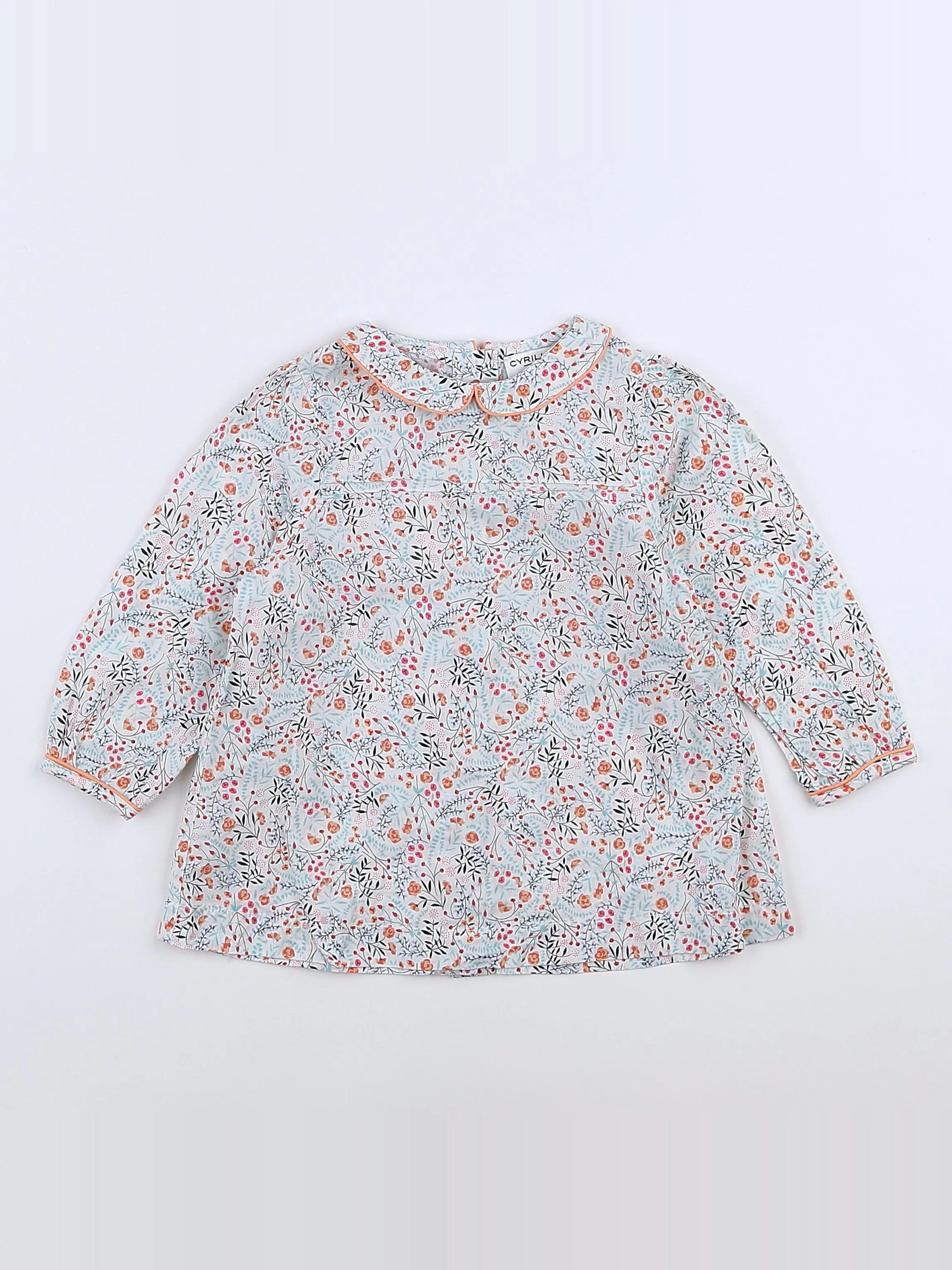 Cyrillus - blouse multicolore - 12 mois
