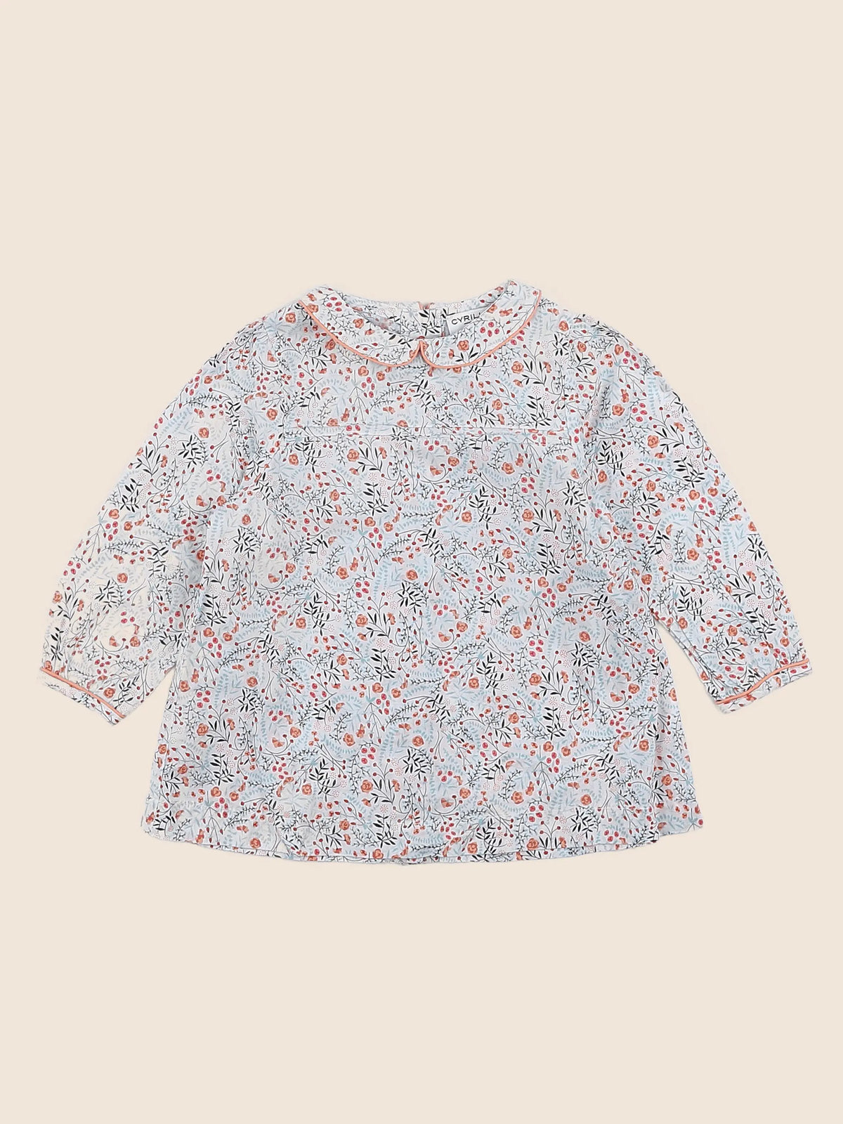 Cyrillus - blouse multicolore - 12 mois