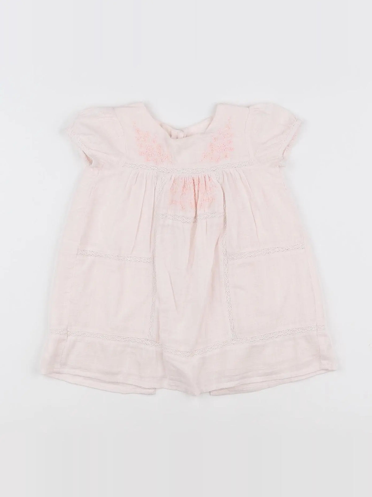 Zara - robe rose - 9/12 mois