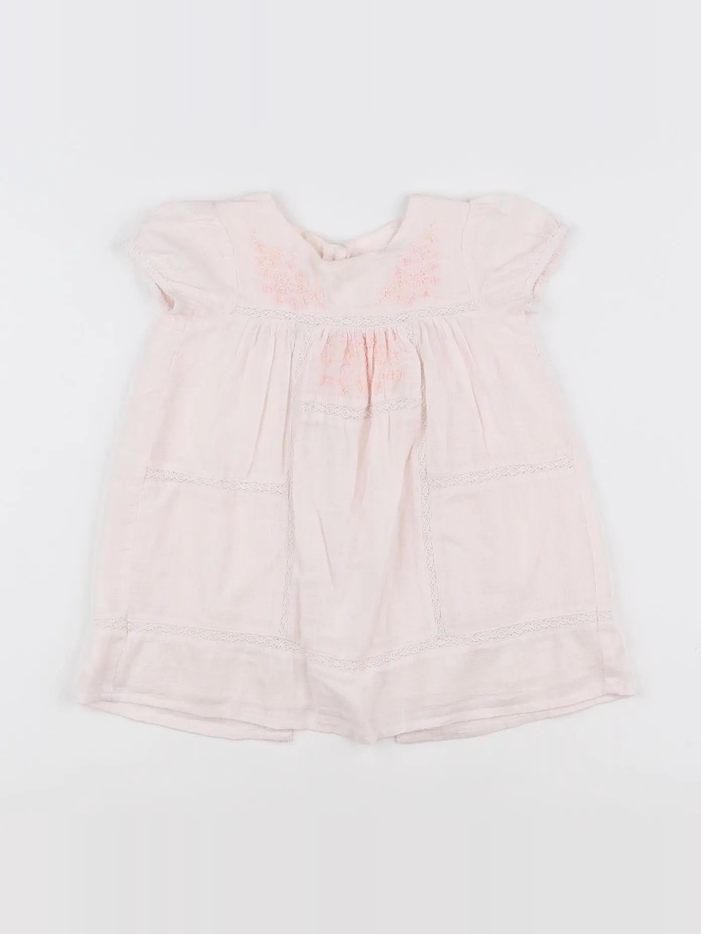 Zara - robe rose - 9/12 mois