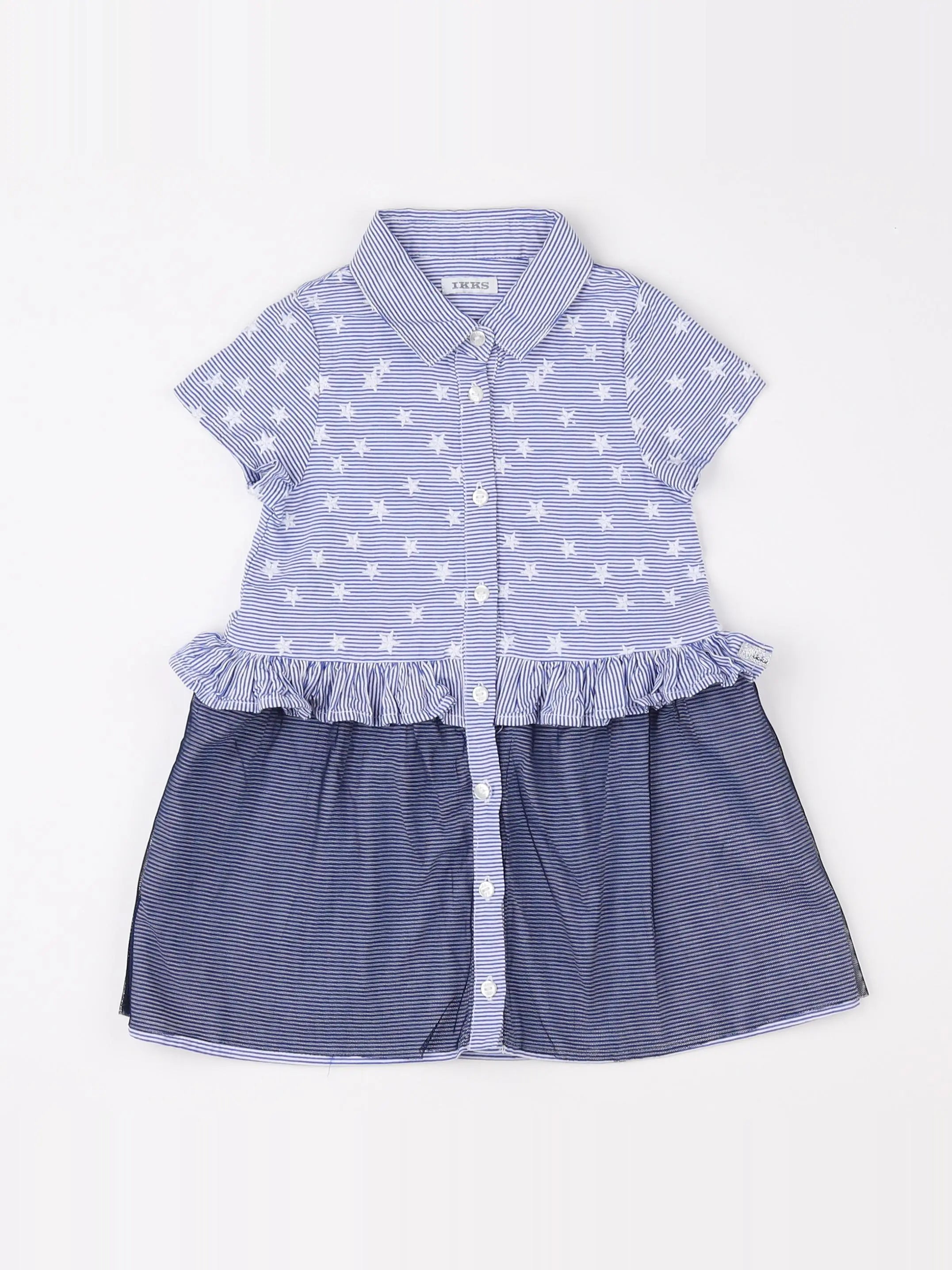 IKKS - robe bleu - 18 mois