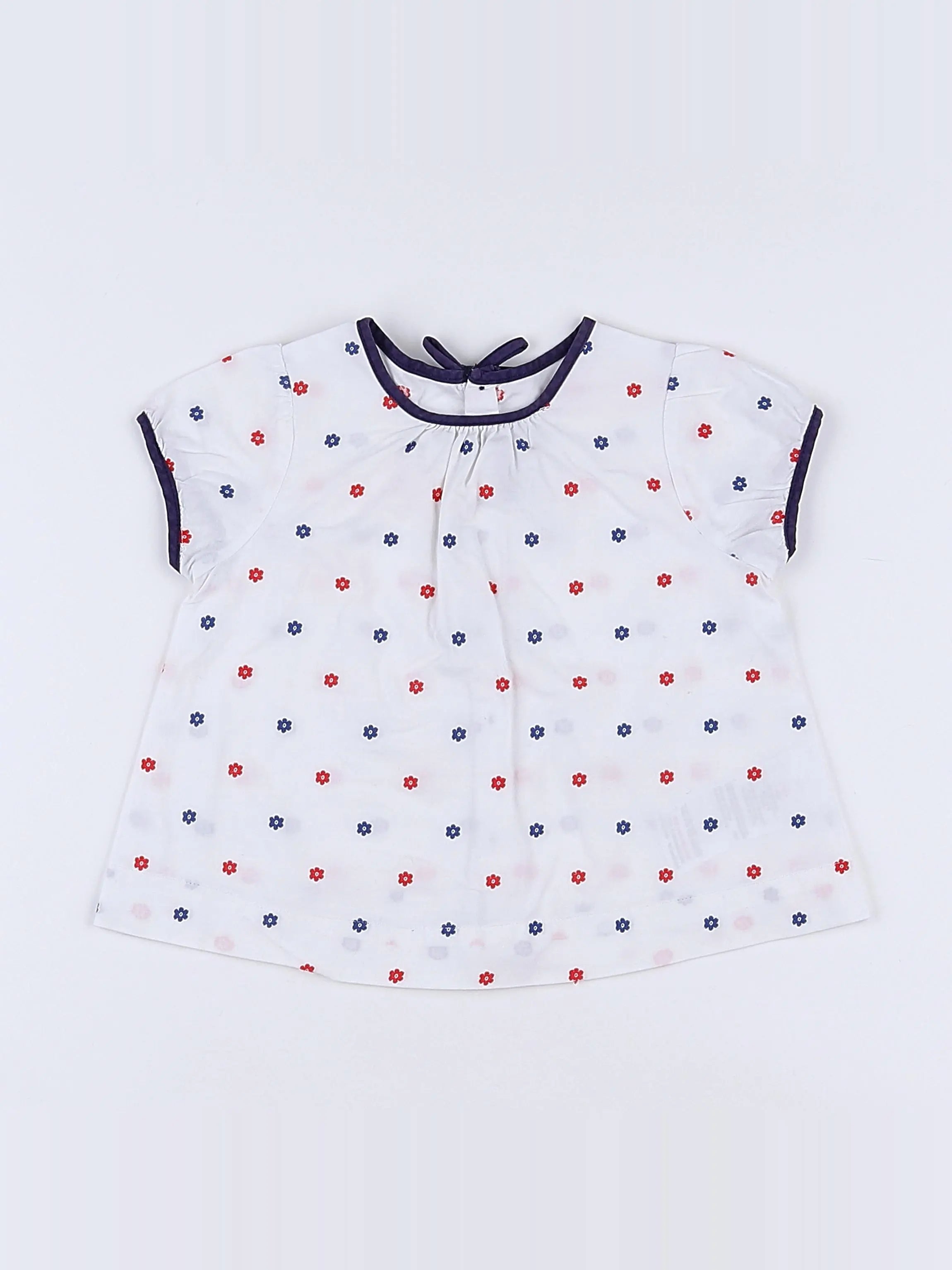 Jacadi - blouse blanc - 12 mois