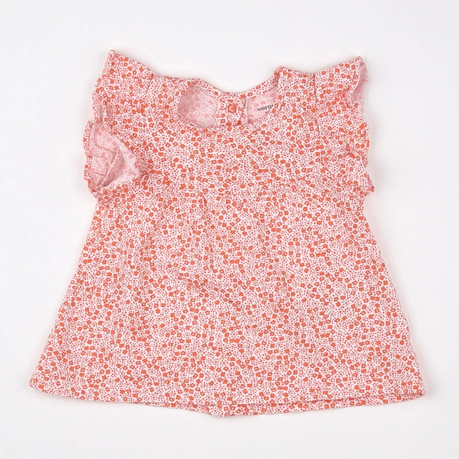 Vertbaudet - tee-shirt orange - 9 mois