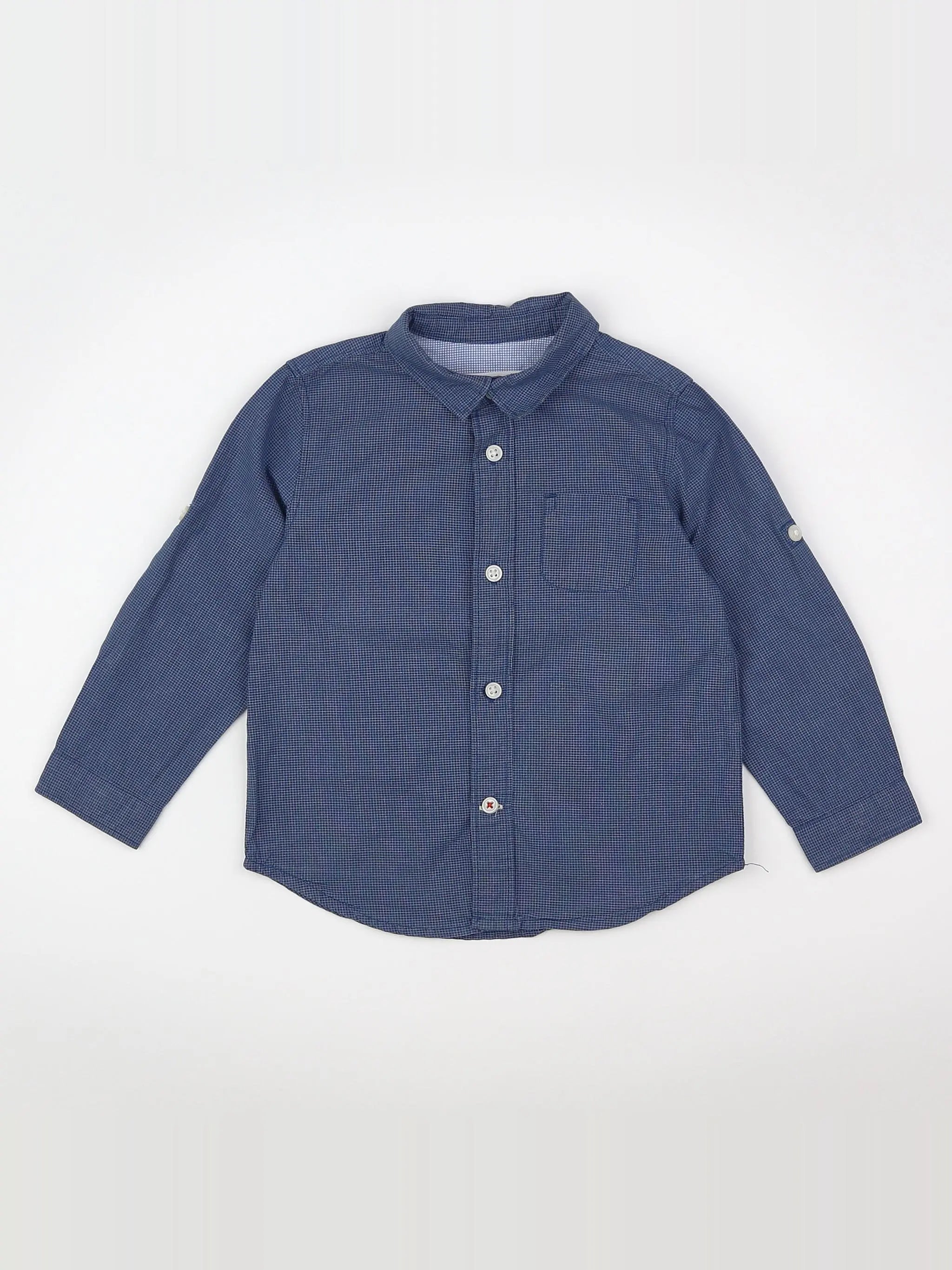 Zara - chemise bleu - 12/18 mois