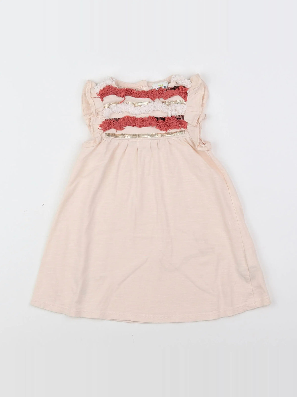 Tape à l'oeil - robe rose - 18 mois