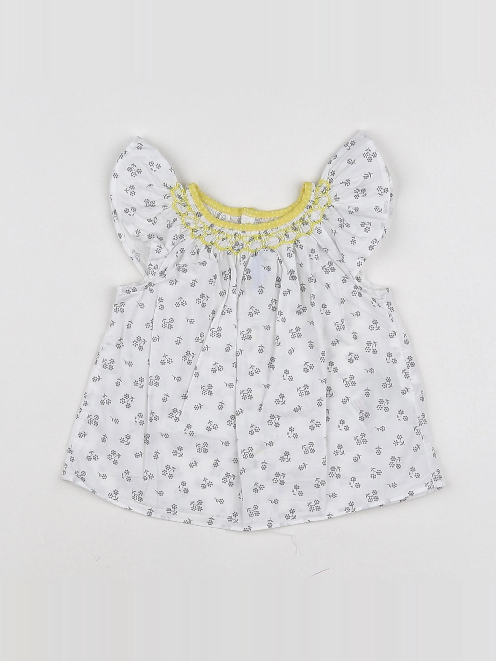 Jacadi - blouse blanc - 6 mois