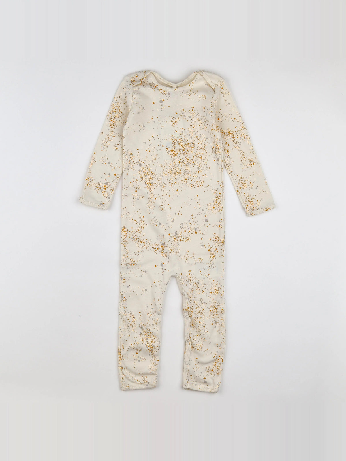 Soft Gallery - pyjama coton blanc, jaune (état neuf) - 18 mois