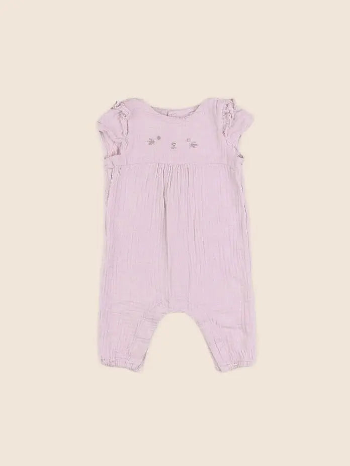Vertbaudet - combinaison rose - 3 mois