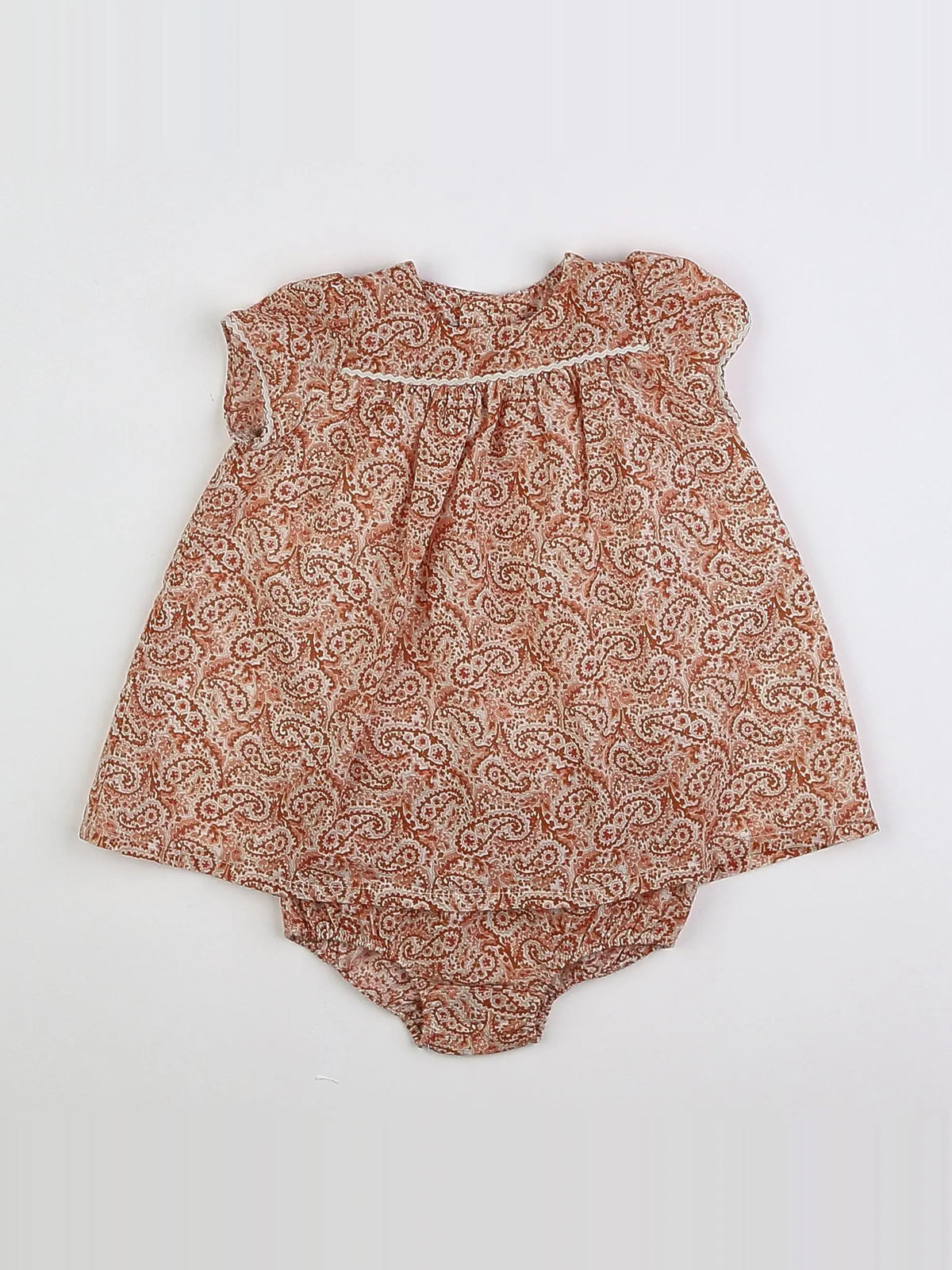 Boutchou - robe orange - 3 mois