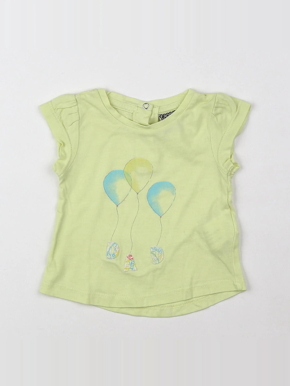 Tape à l'oeil - tee-shirt jaune - 3 mois