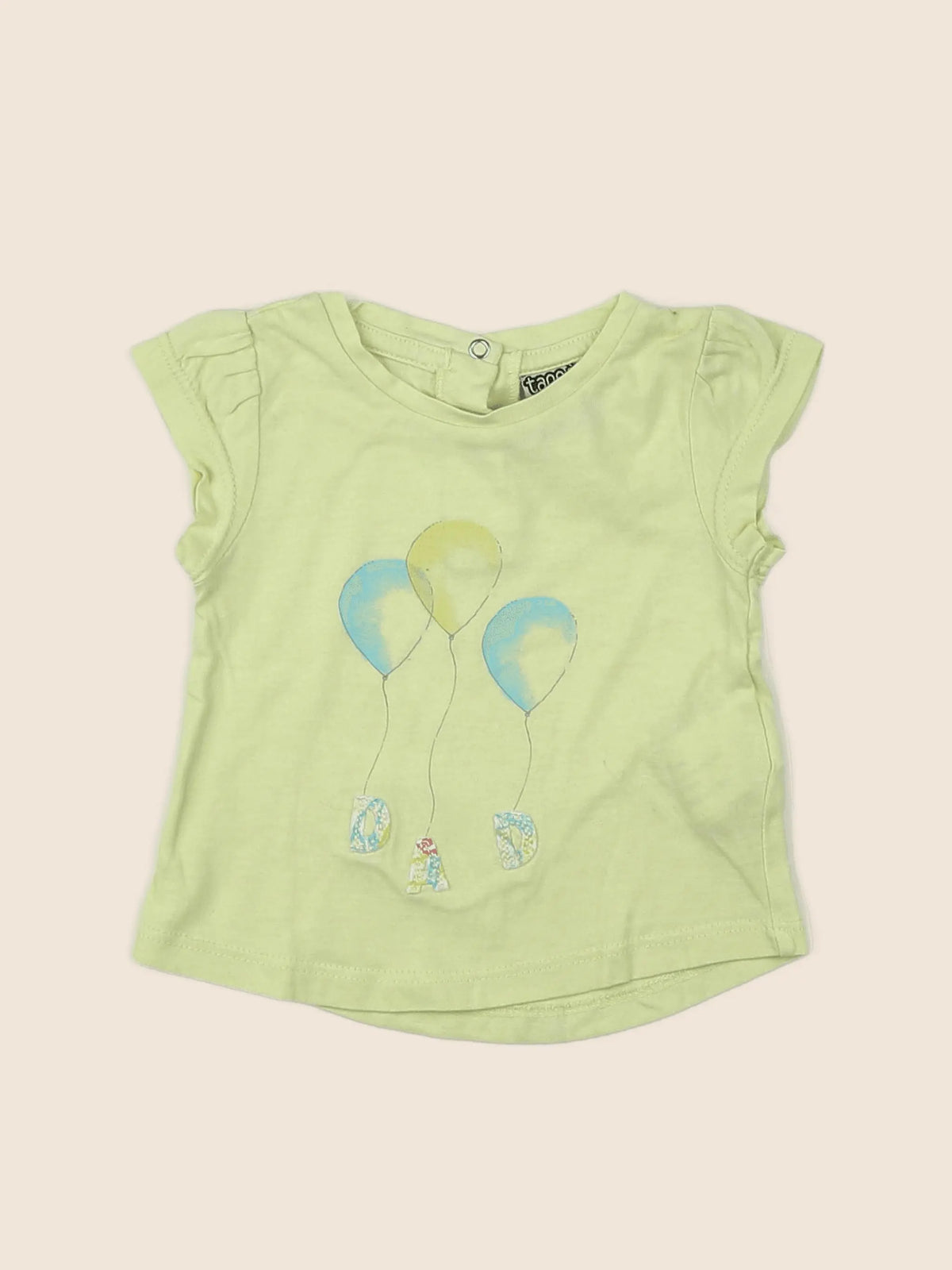 Tape à l'oeil - tee-shirt jaune - 3 mois