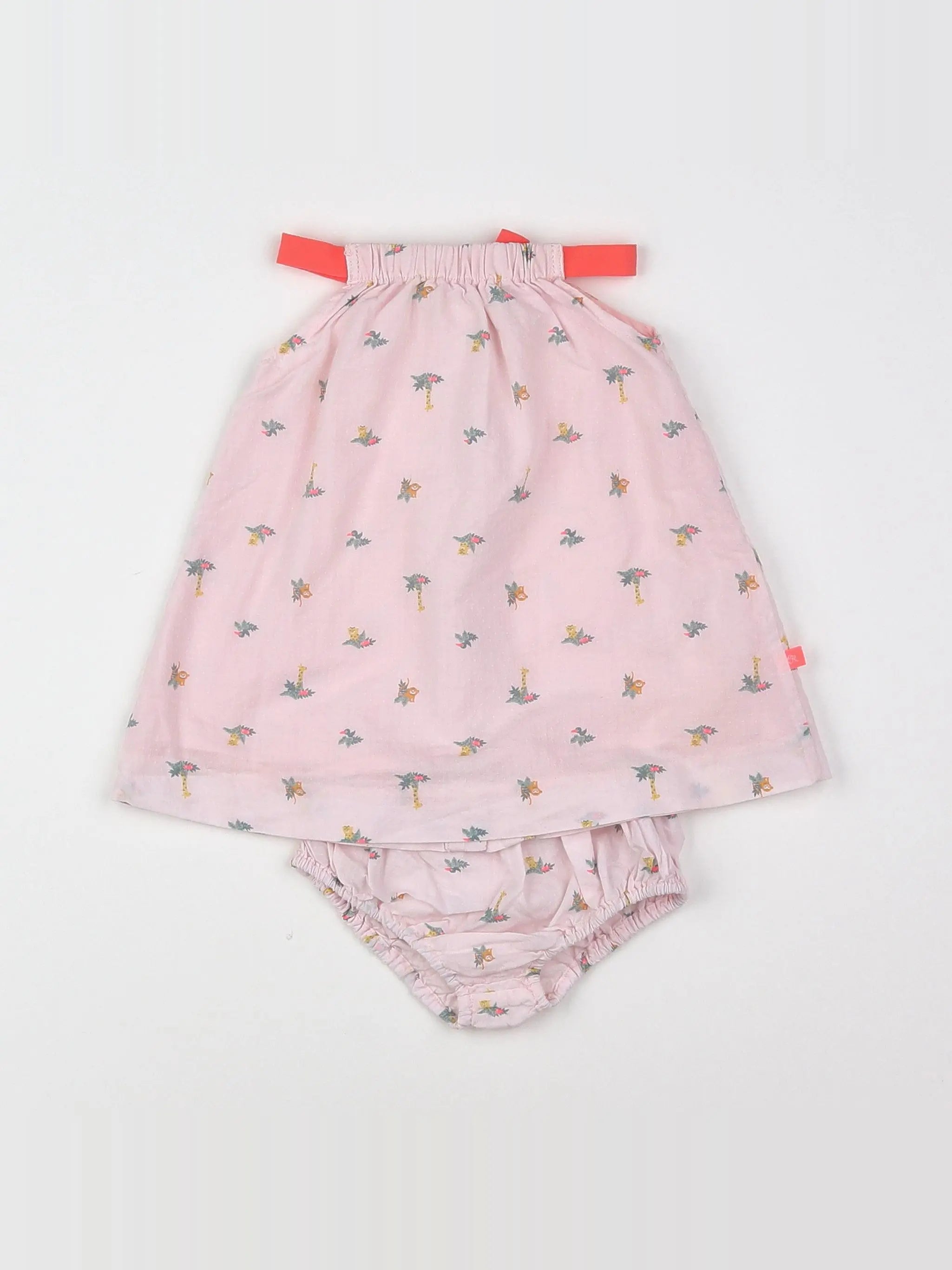 Cadet Rousselle - ensemble rose, vert - 3 mois