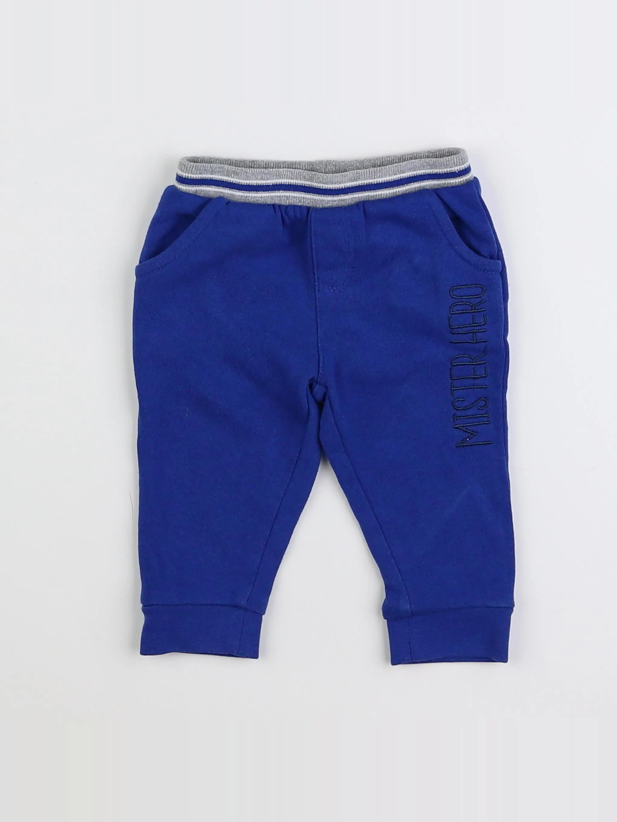 Vertbaudet - jogging bleu - 6 mois