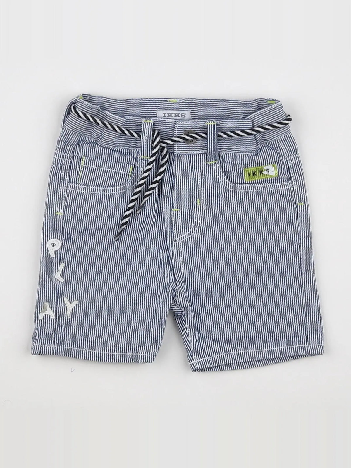 IKKS - short bleu - 6 mois