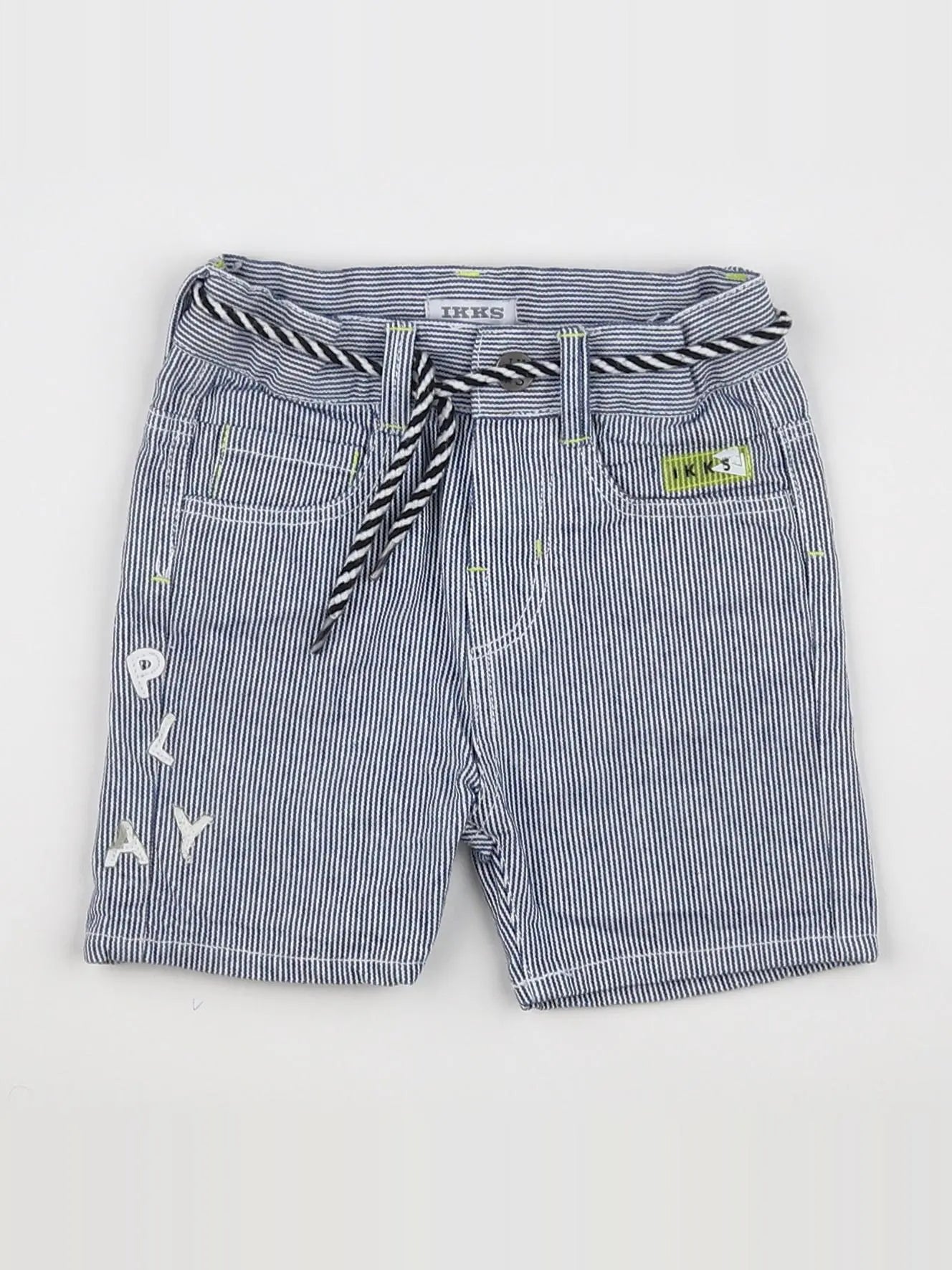 IKKS - short bleu - 6 mois