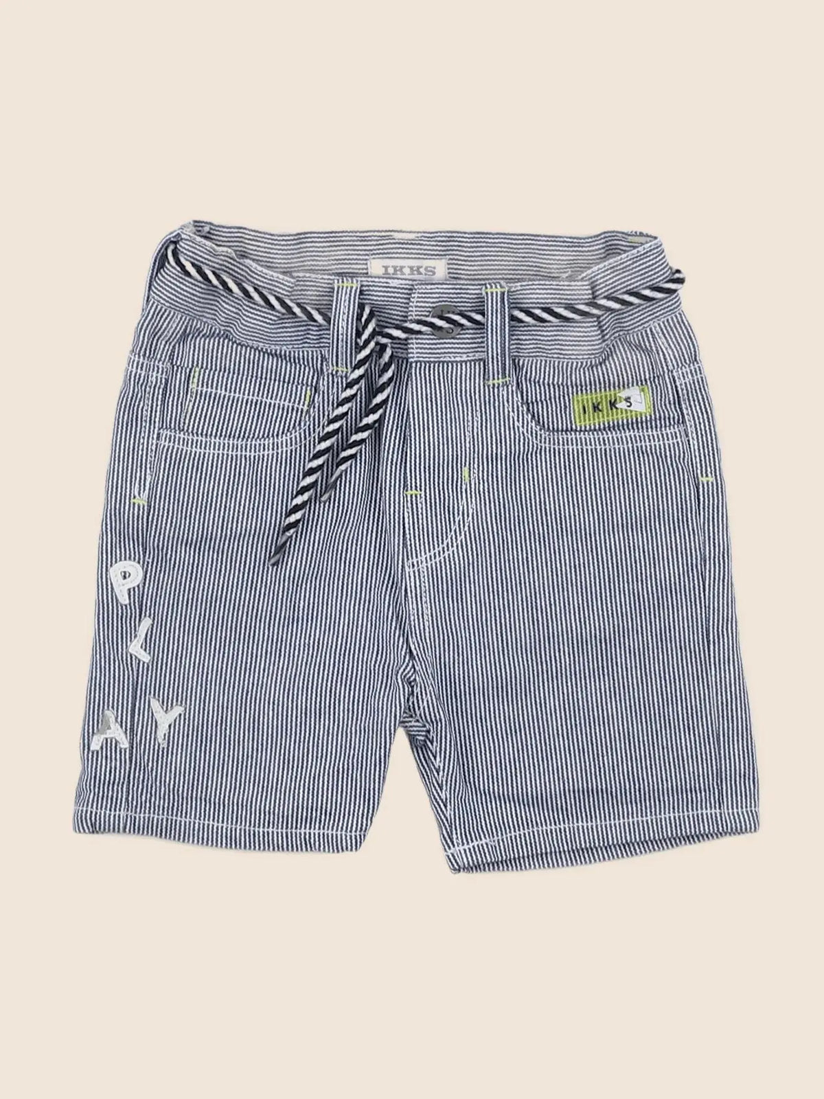 IKKS - short bleu - 6 mois