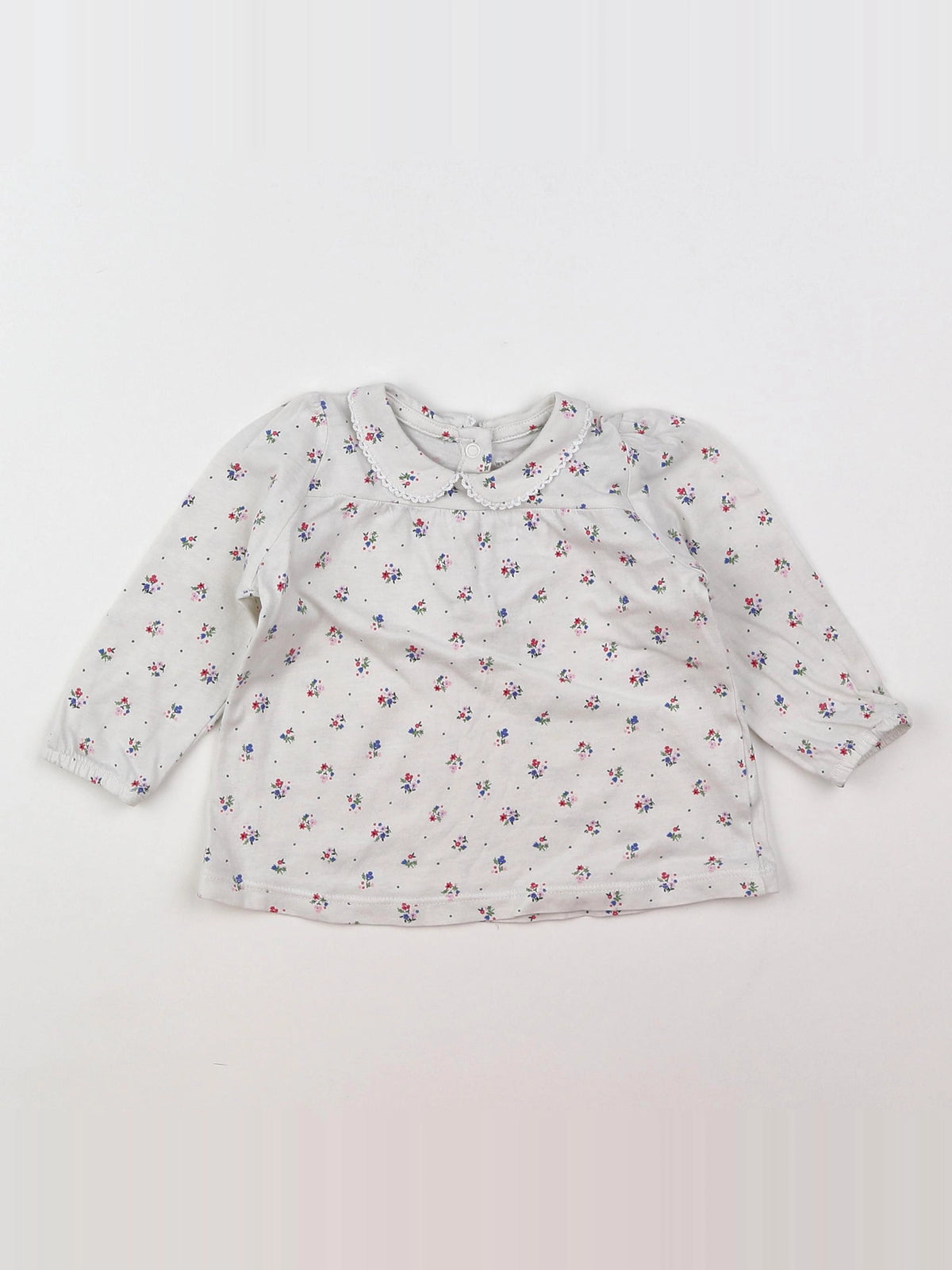 Boutchou - tee-shirt blanc - 9 mois