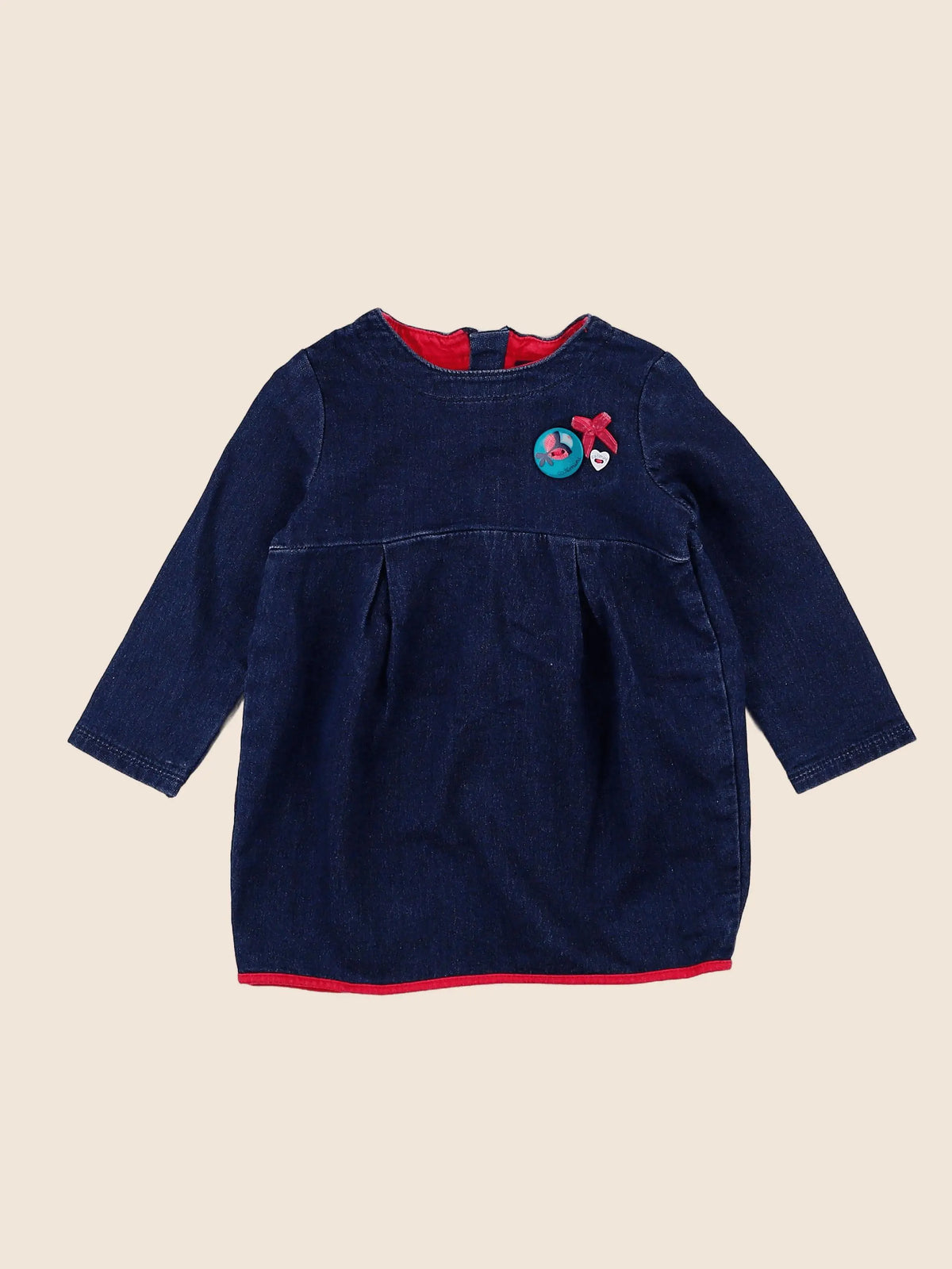 Catimini - robe bleu, rose - 18 mois