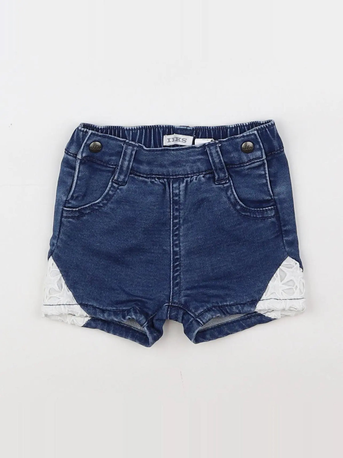 IKKS - short bleu - 3 mois
