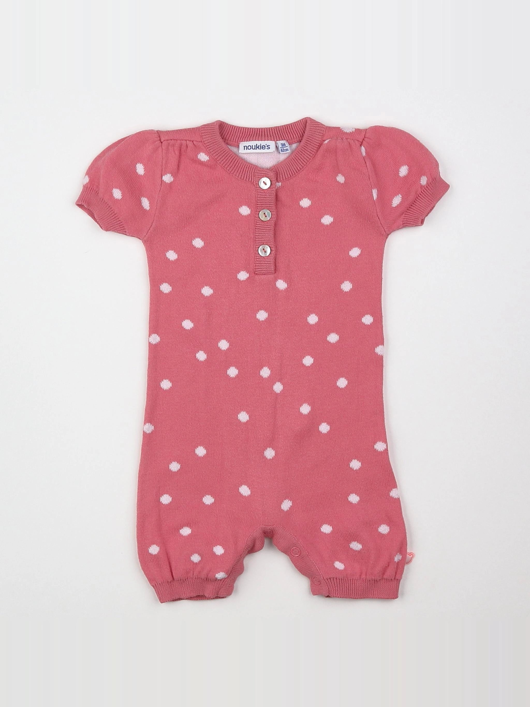 Noukie's - combinaison rose - 3 mois