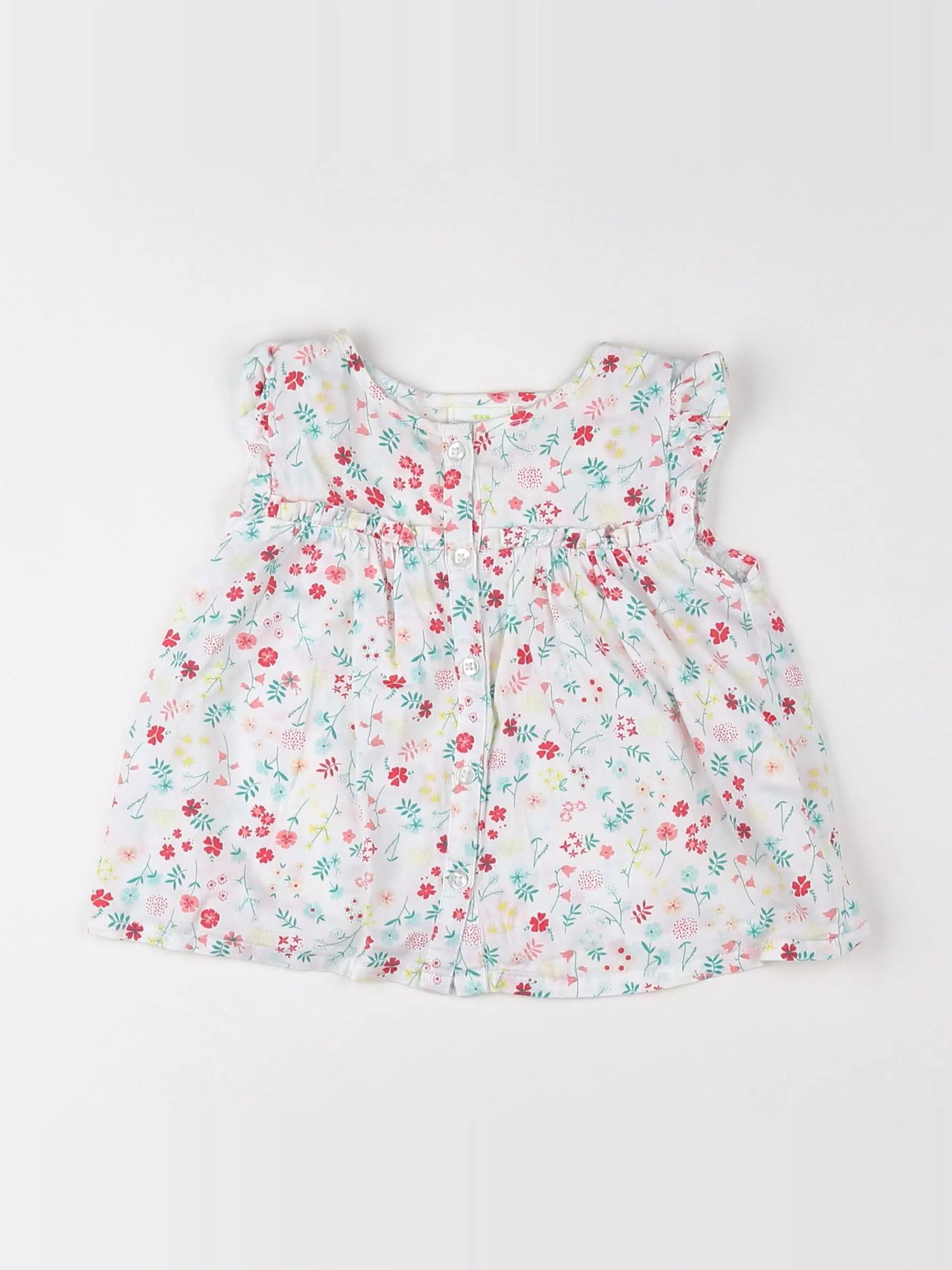 Tape à l'oeil - blouse blanc, multicolore - 9 mois