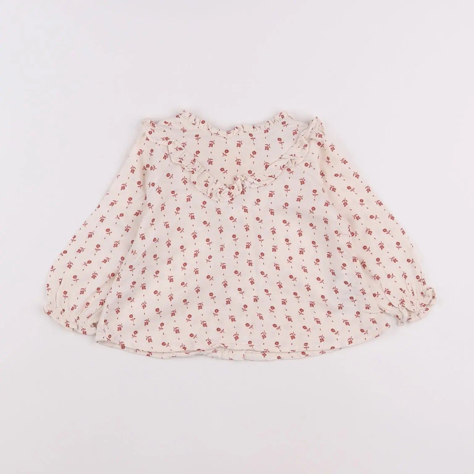 Vertbaudet - blouse beige - 9 mois