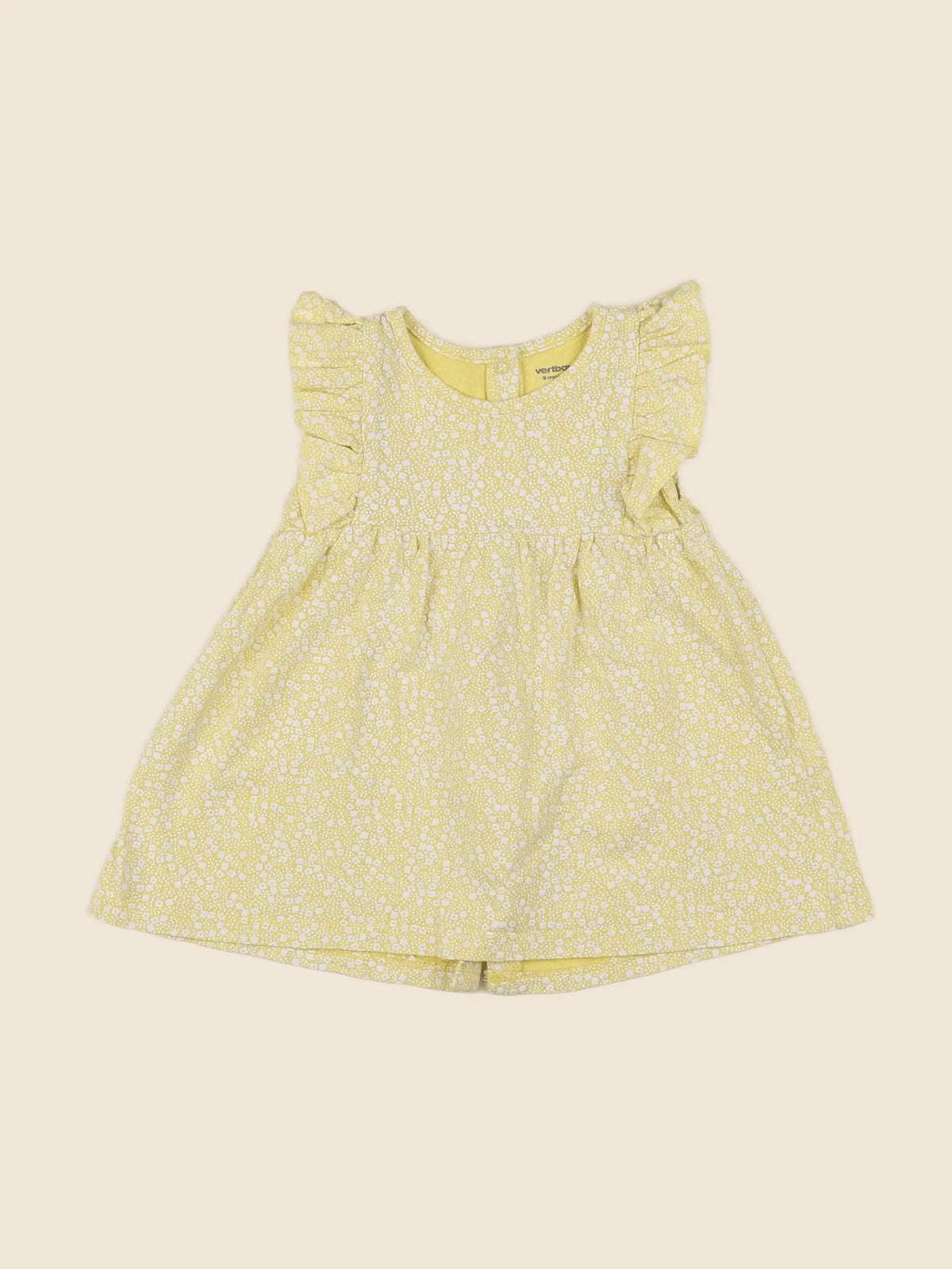 Vertbaudet - robe jaune - 9 mois