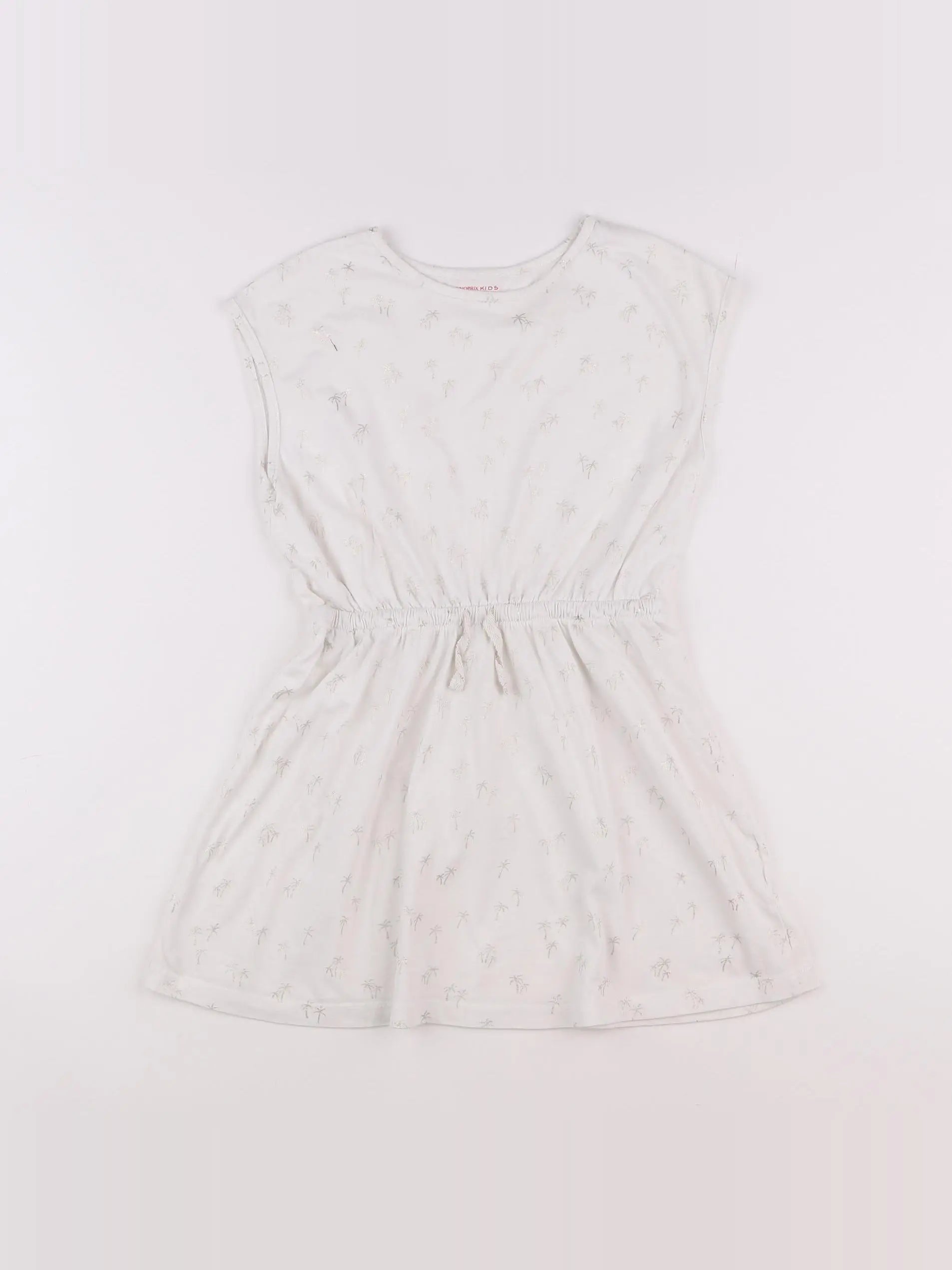 Monoprix - robe blanc - 8 ans