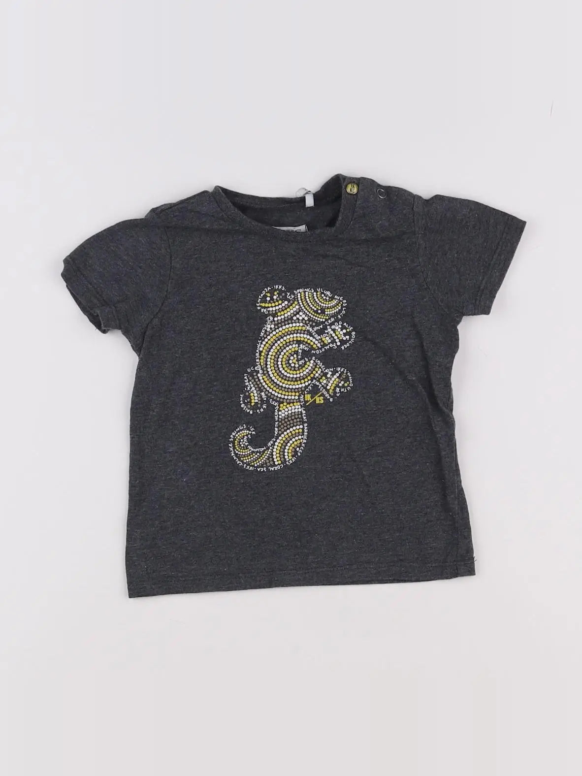 IKKS - tee-shirt gris - 12 mois