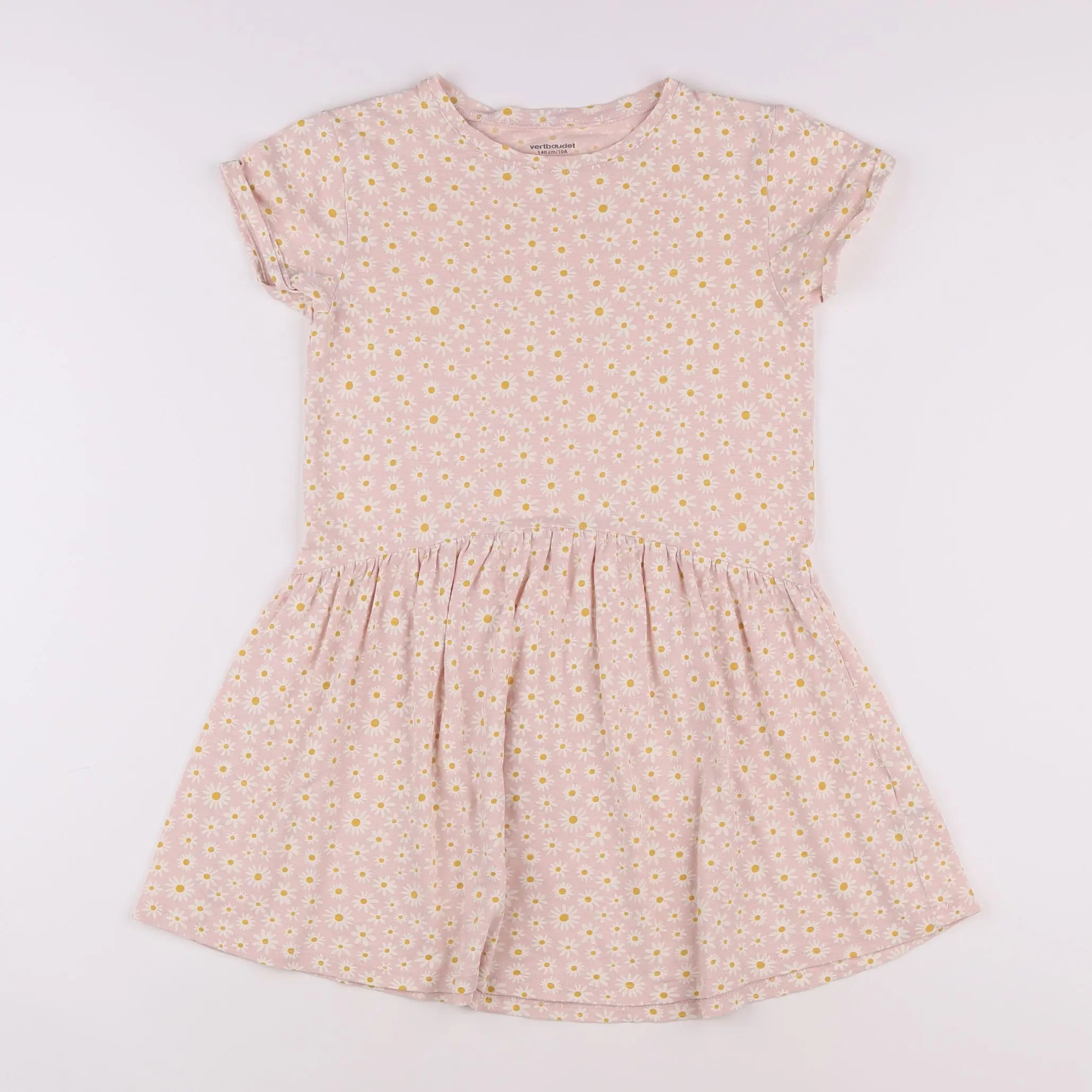 Vertbaudet - robe rose - 10 ans