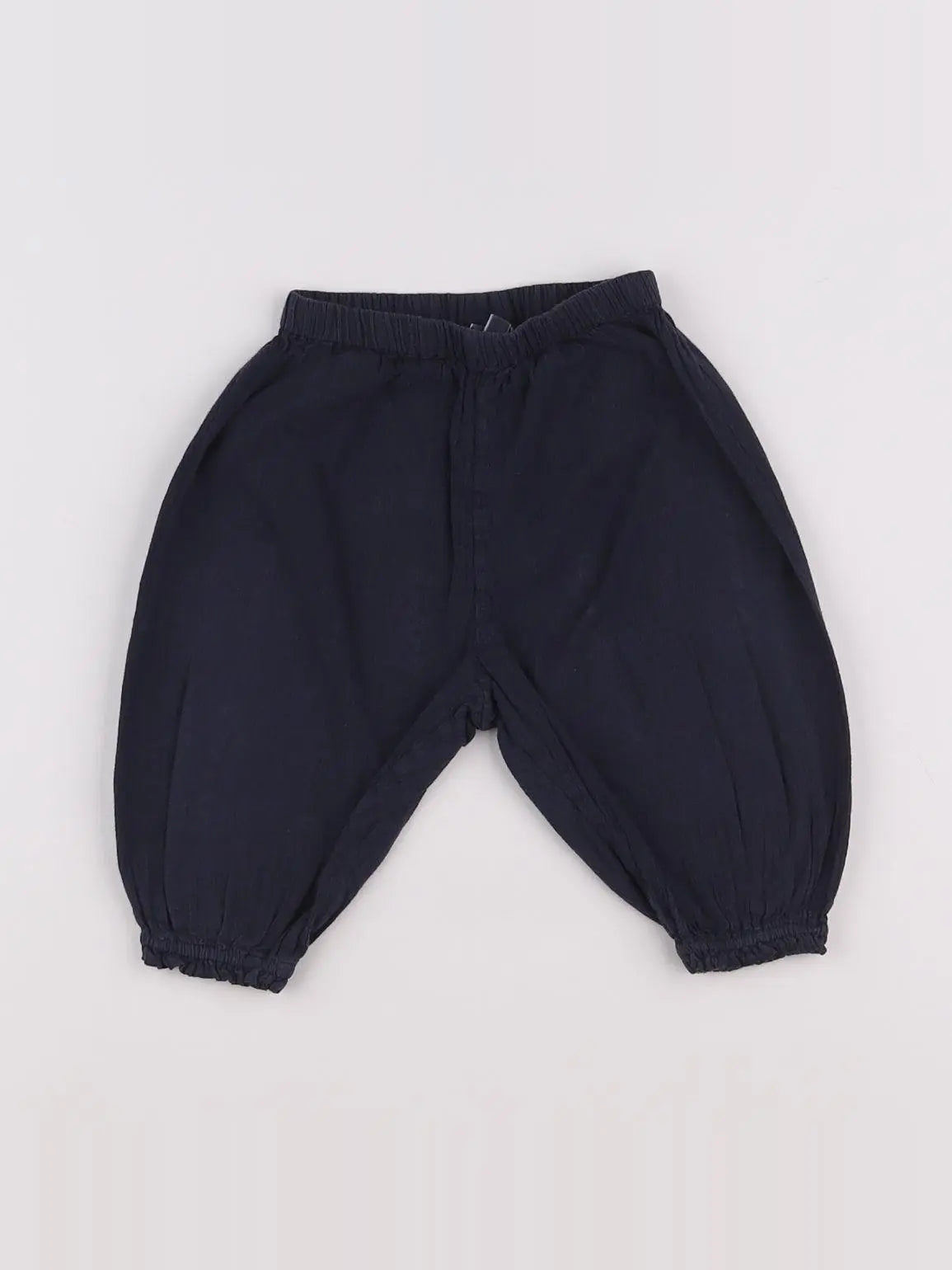 Bonton - sarouel bleu - 6 mois