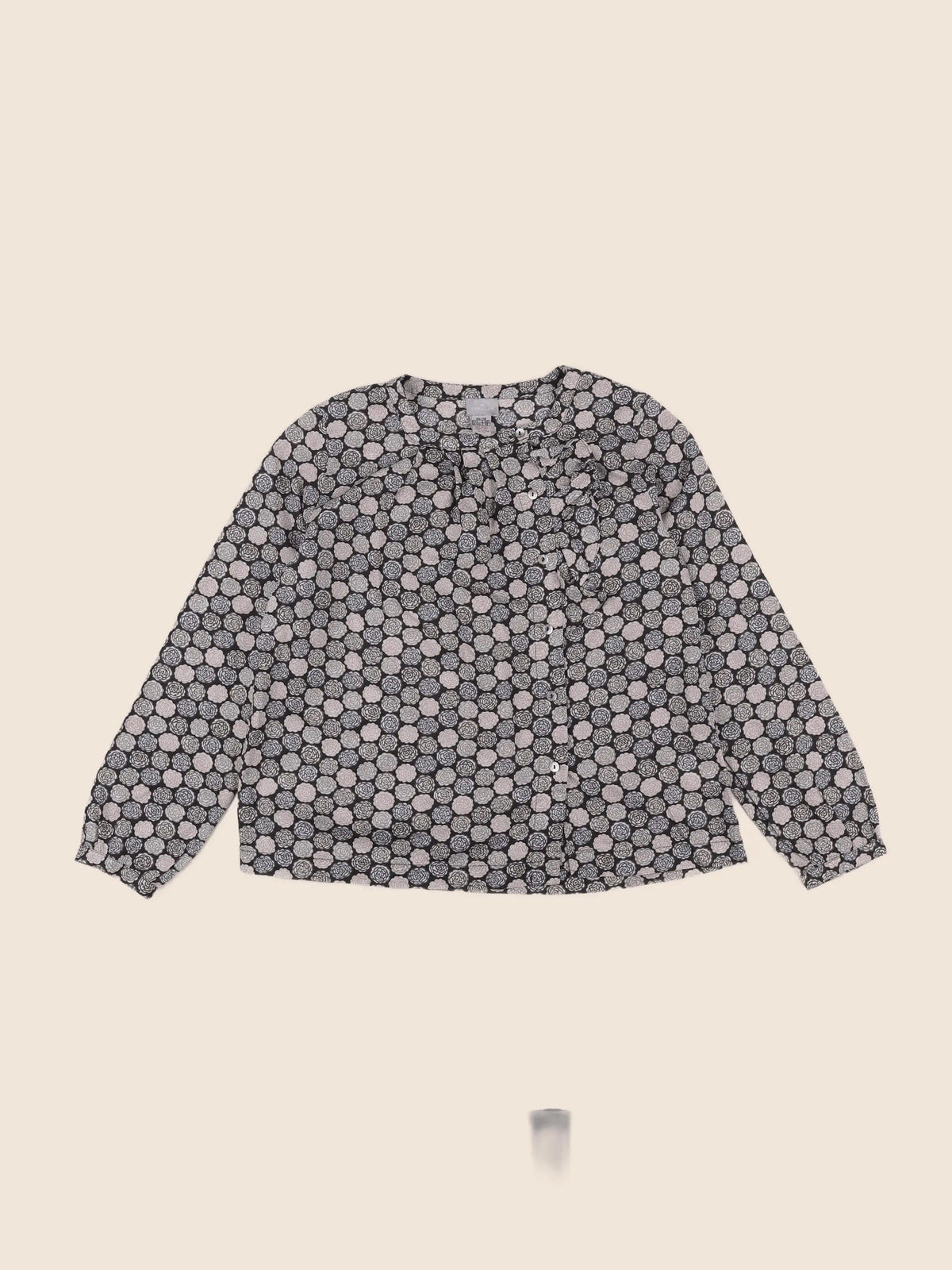 Cyrillus - blouse gris - 10 ans