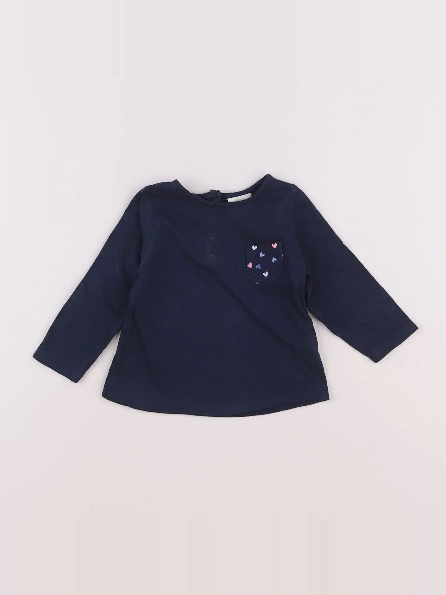 Tape à l'oeil - tee-shirt bleu - 6 mois